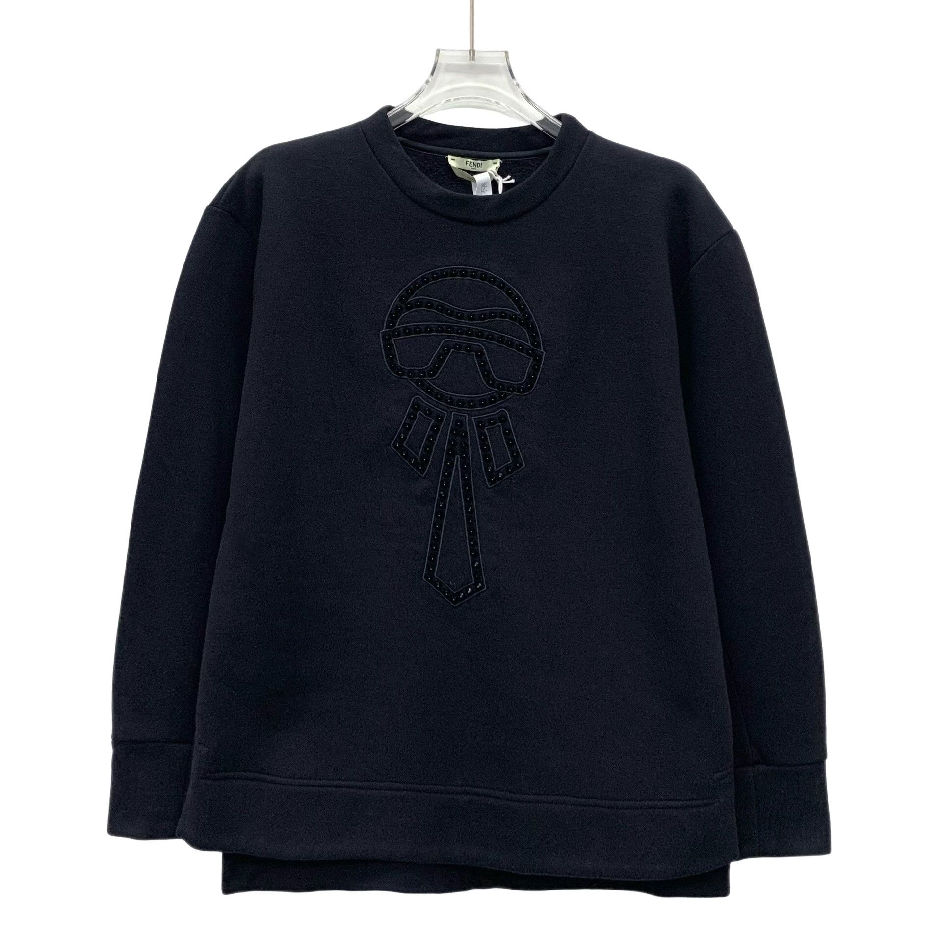 Fendi Fendi Karlito Studded Sweatshirt Size S Size US S / EU 44-46 / 1 - 1 Thumbnail