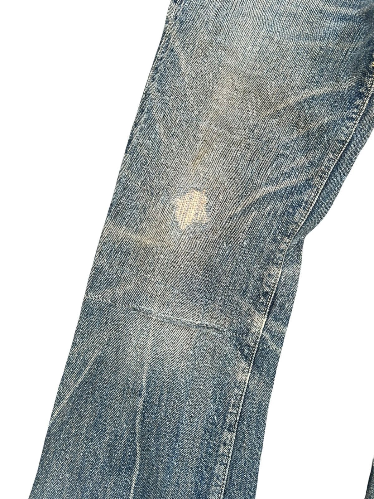 Kapital Vintage Full Count Selvedge Distressed Lowrise Denim Jeans Size US 28 / EU 44 - 7 Thumbnail