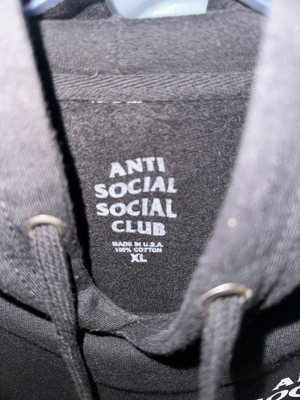 Anti Social Social Club Assc Korea Drive Black Hoodie Size XL Size US XL / EU 56 / 4 - 5 Thumbnail