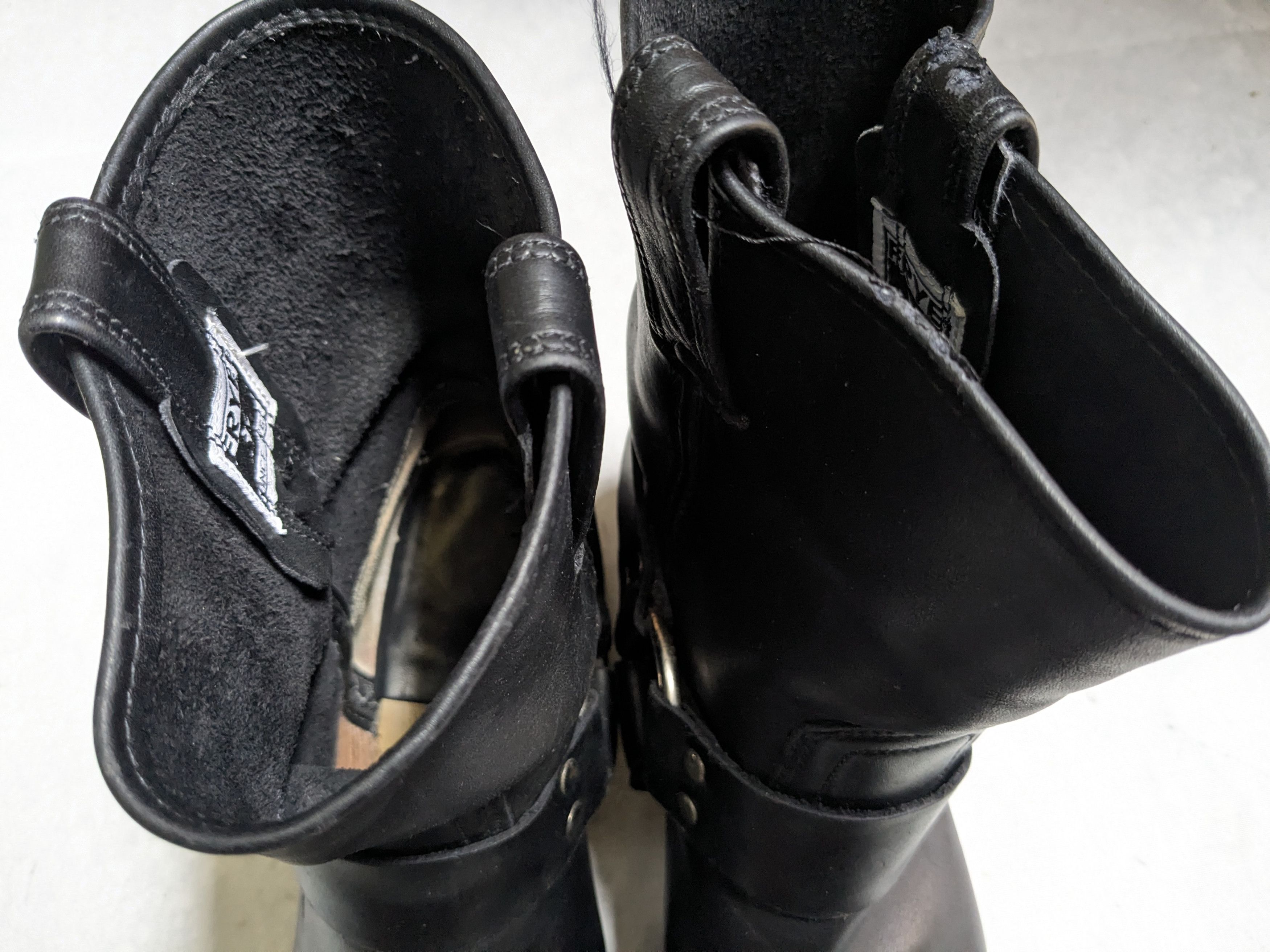 Frye Frye Harness Black Leather 9 M Leather Buckle Size US 9 / EU 42 - 6 Thumbnail