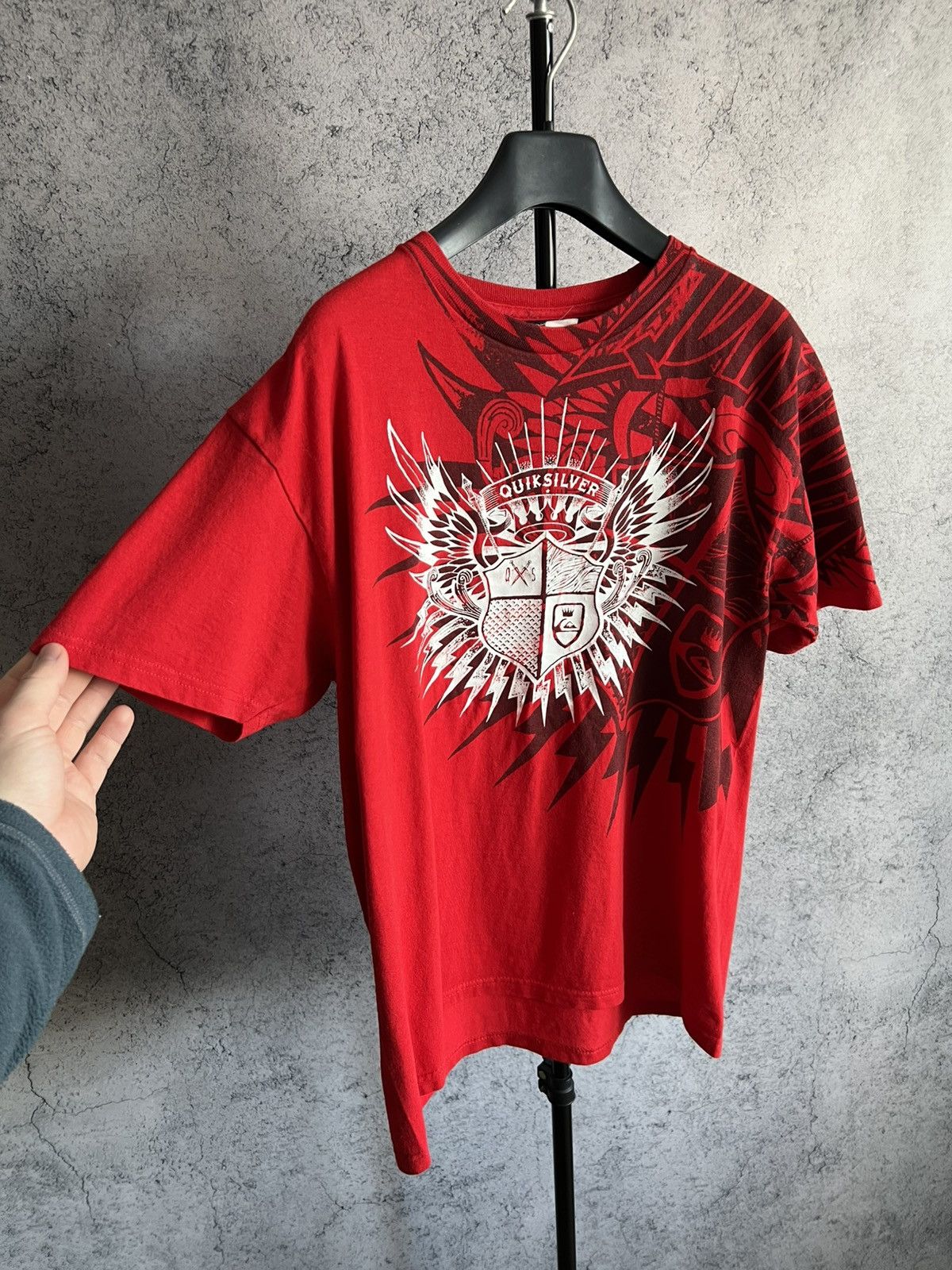 Quiksilver Vintage Quiksilver Y2K Printed T-Shirt 2000s Hype Size US M / EU 48-50 / 2 - 2 Thumbnail