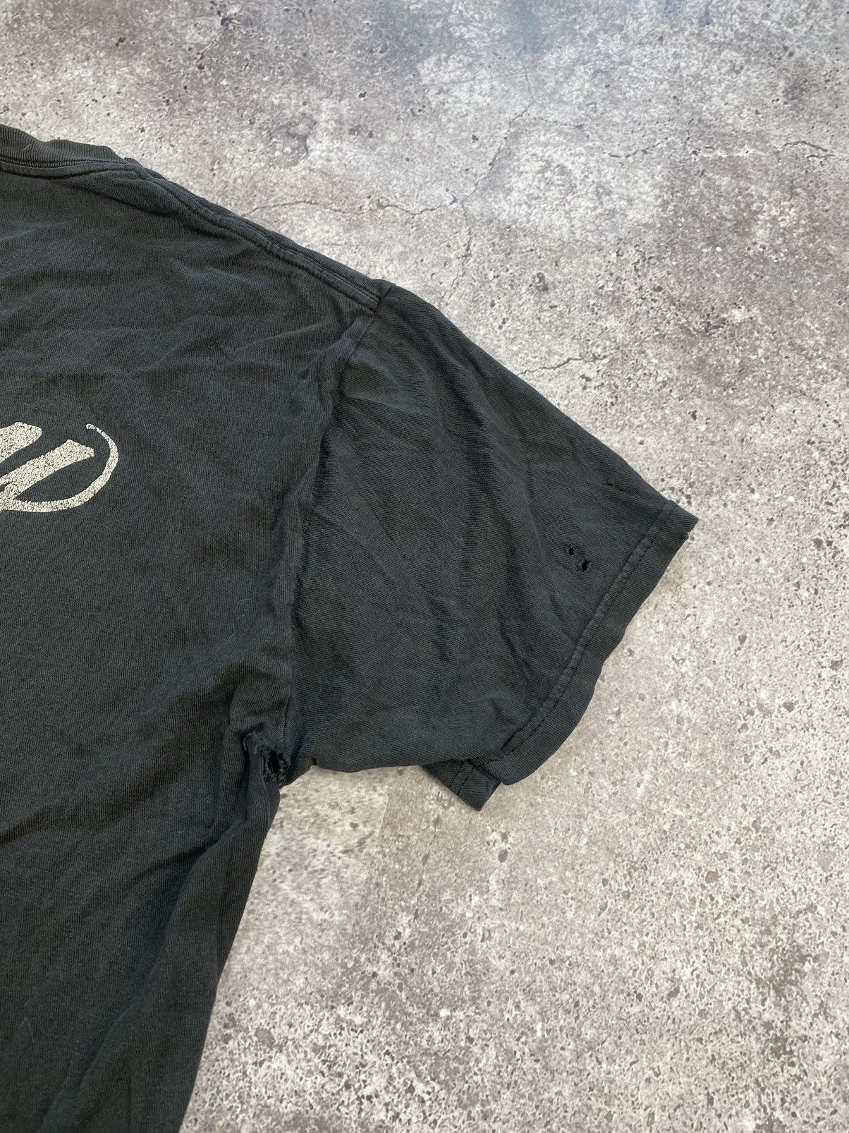 Stussy × Vintage Vintage Stussy Distressed faded black oversized Y2K t-shirt Size US L / EU 52-54 / 3 - 8 Thumbnail