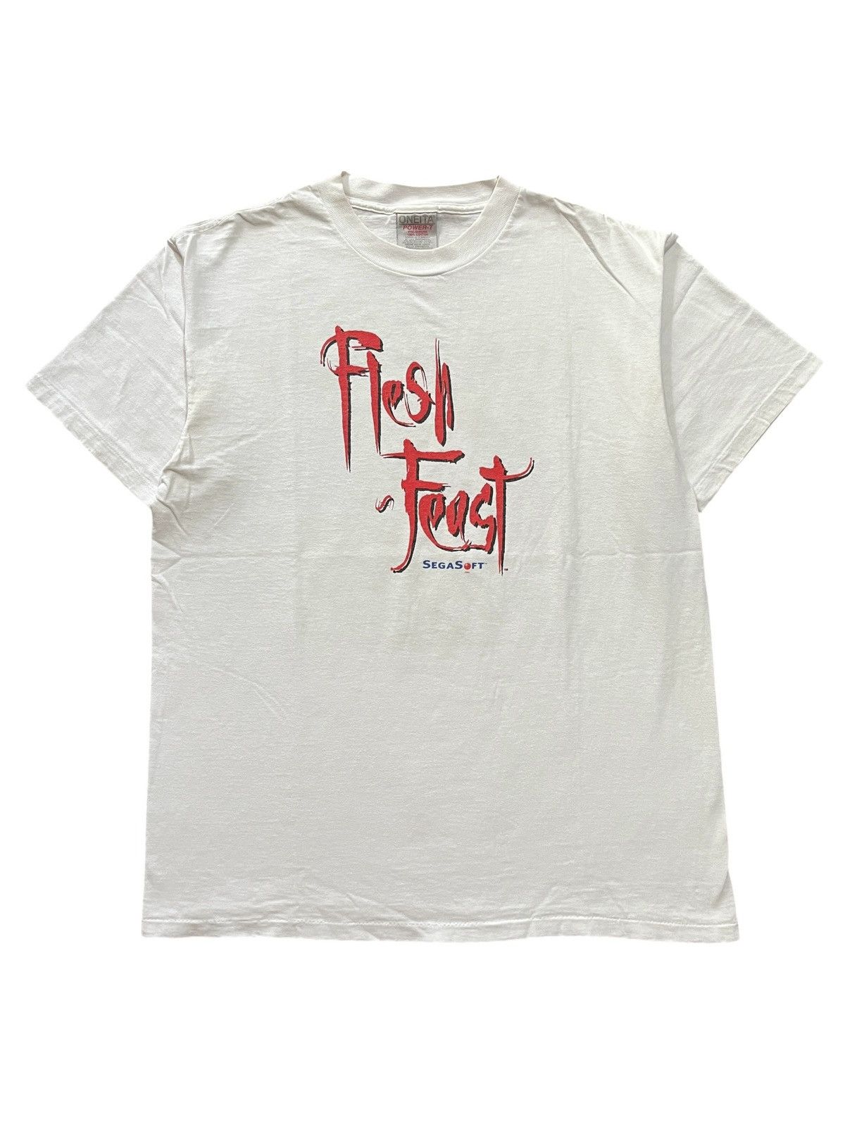 Vintage 1990s Flesh Feast by Segasoft Tshirt Size US L / EU 52-54 / 3 - 2 Thumbnail