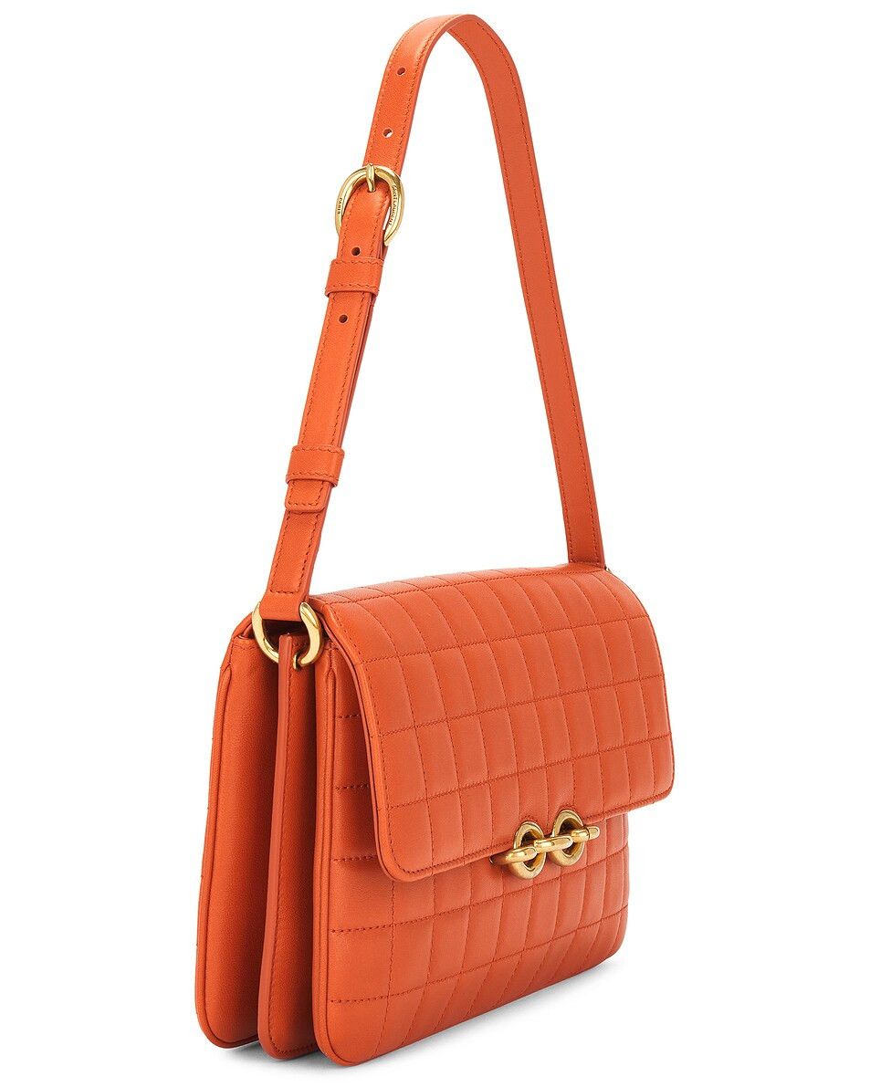 Saint Laurent Paris o1w1db10526 737354 Size: OS / Le Maillon Satchel Bag Orange Size ONE SIZE - 4 Thumbnail