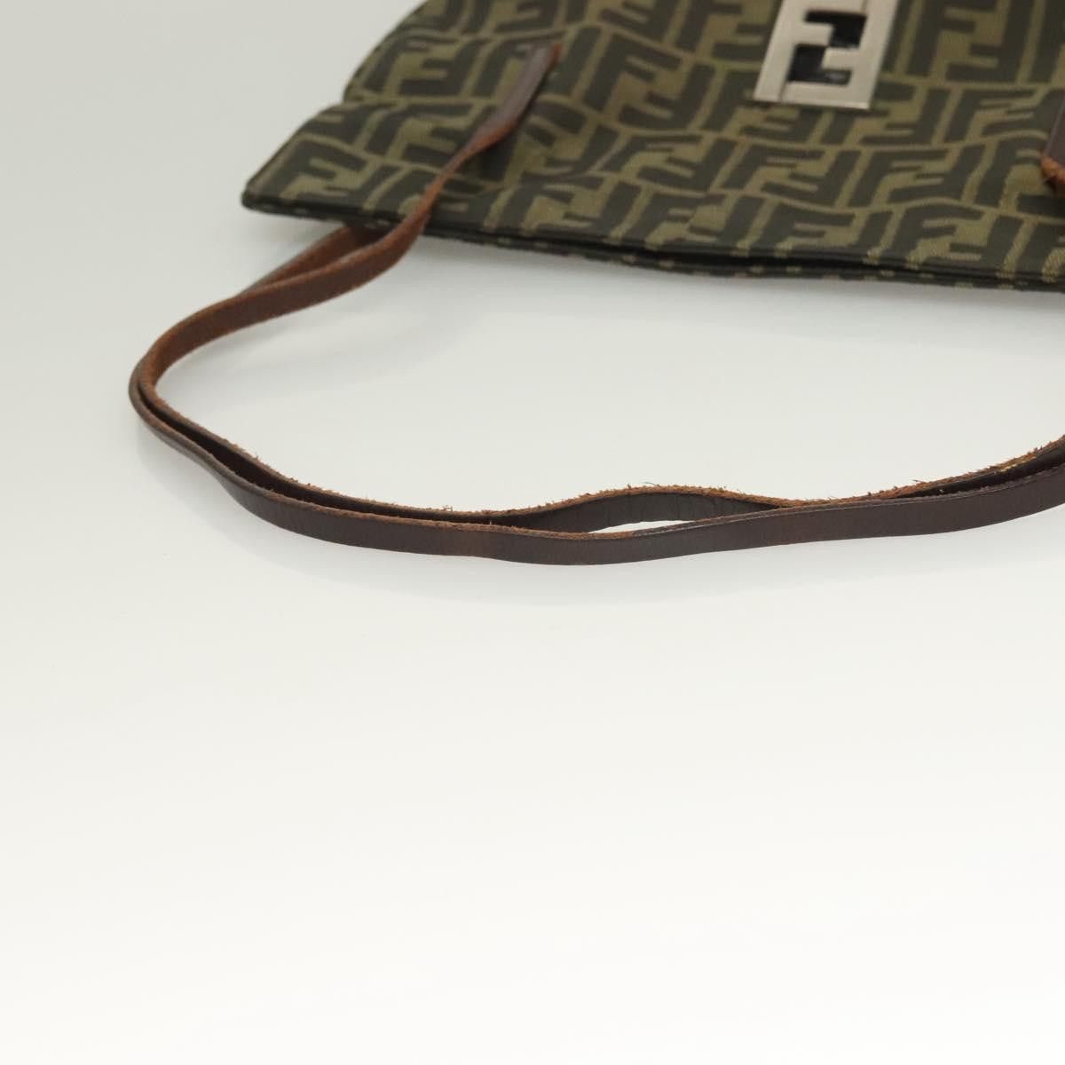 Fendi FENDI Zucca Canvas Shoulder Bag Brown Black Size ONE SIZE - 9 Thumbnail