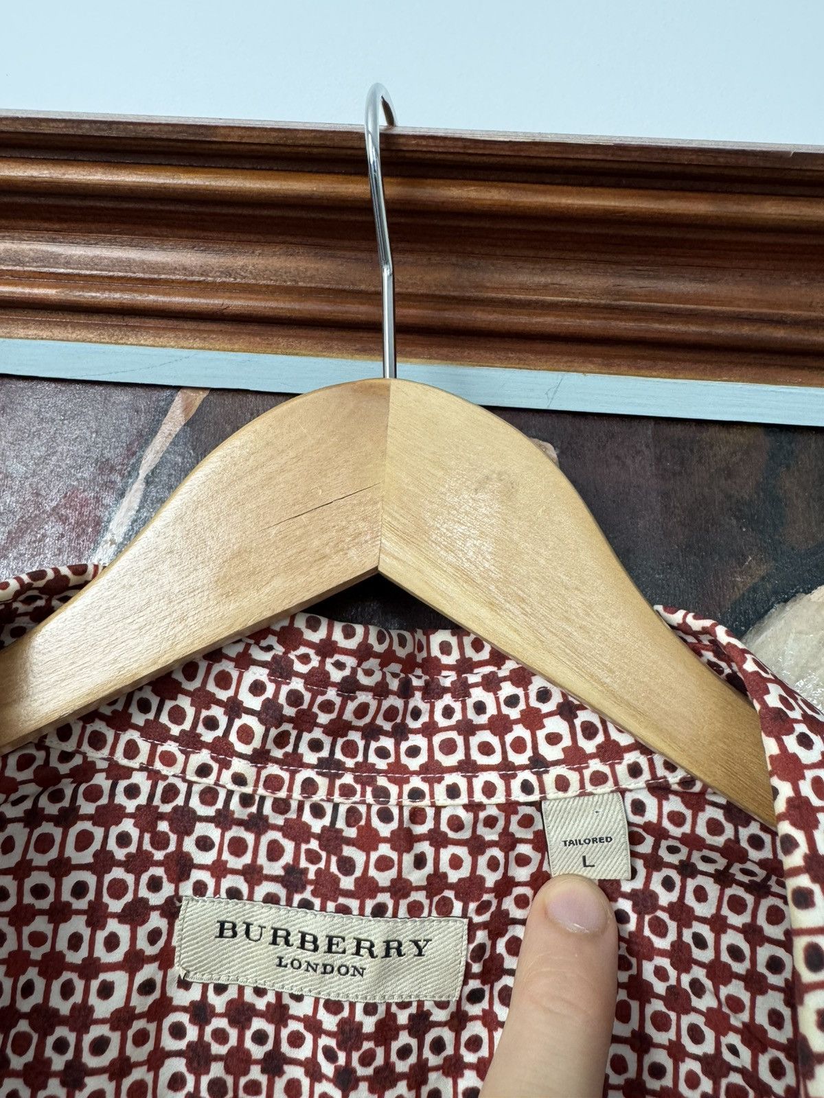 Burberry Burberry London Casual Button Up Shirt High Quality Print Size US L / EU 52-54 / 3 - 5 Thumbnail