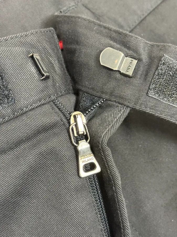 Prada 2000s Prada Black Minimalist Classy Pants Size US 32 / EU 48 - 8 Thumbnail