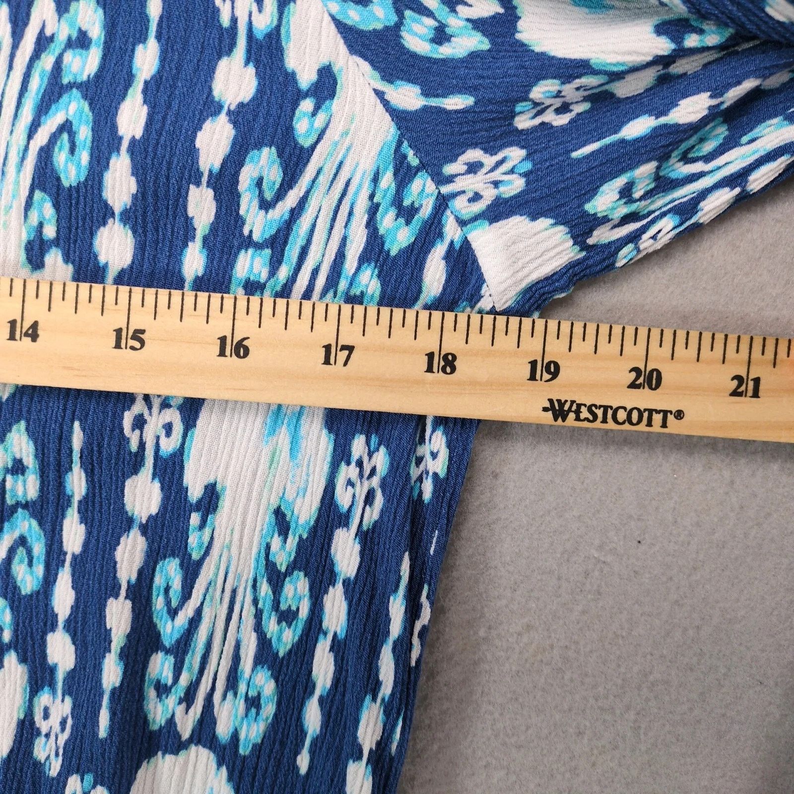 Lilly Pulitzer Lilly Pulitzer Elsa Romper Women's M Long Sleeve Indigo Size 30" / US 8 / IT 44 - 4 Thumbnail