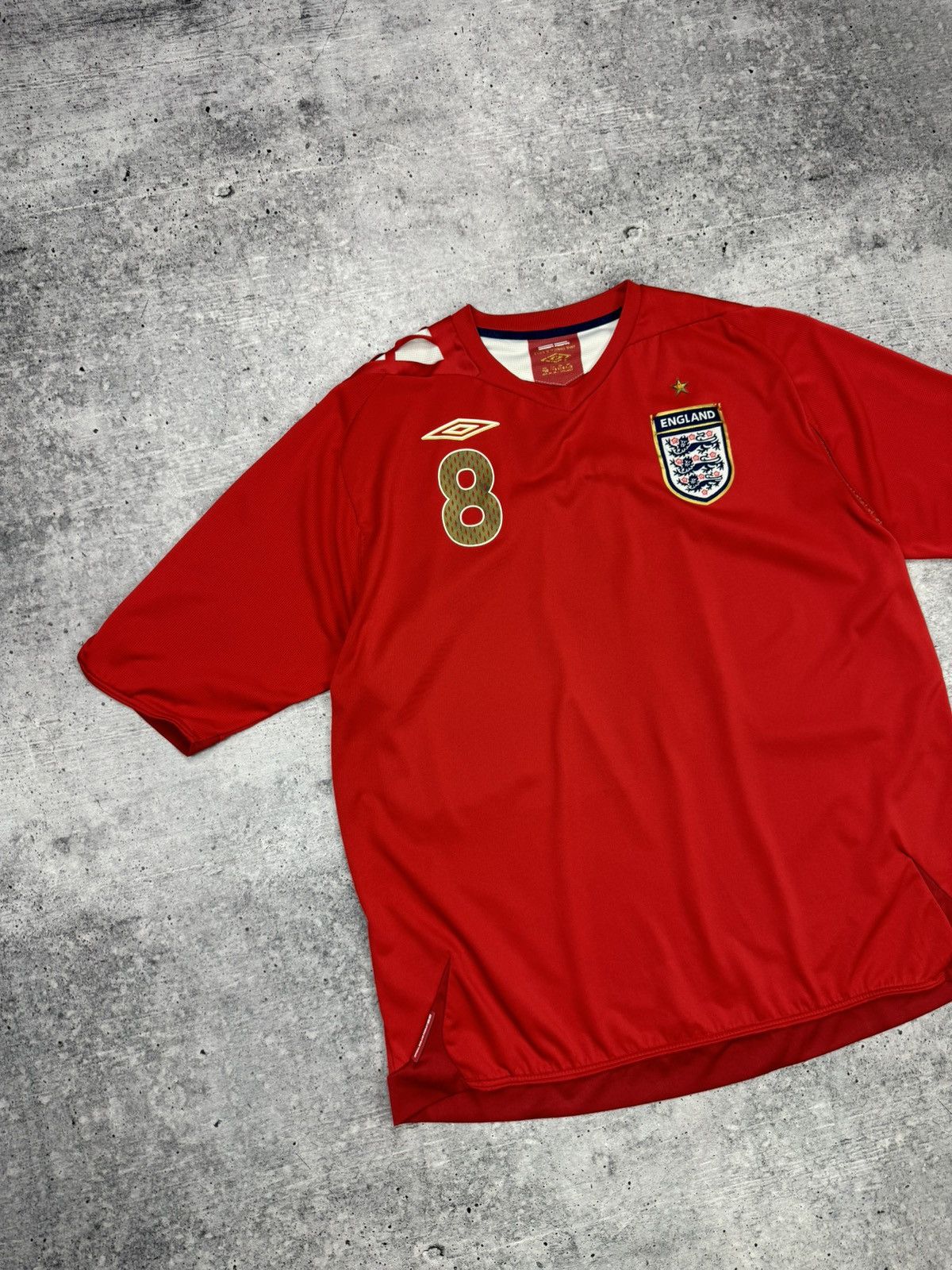 Umbro × Vintage Vintage Umbro 8 LAMPARD ENGLAND Official Soccer Jersey Shirt Size US XXL / EU 58 / 5 - 3 Thumbnail