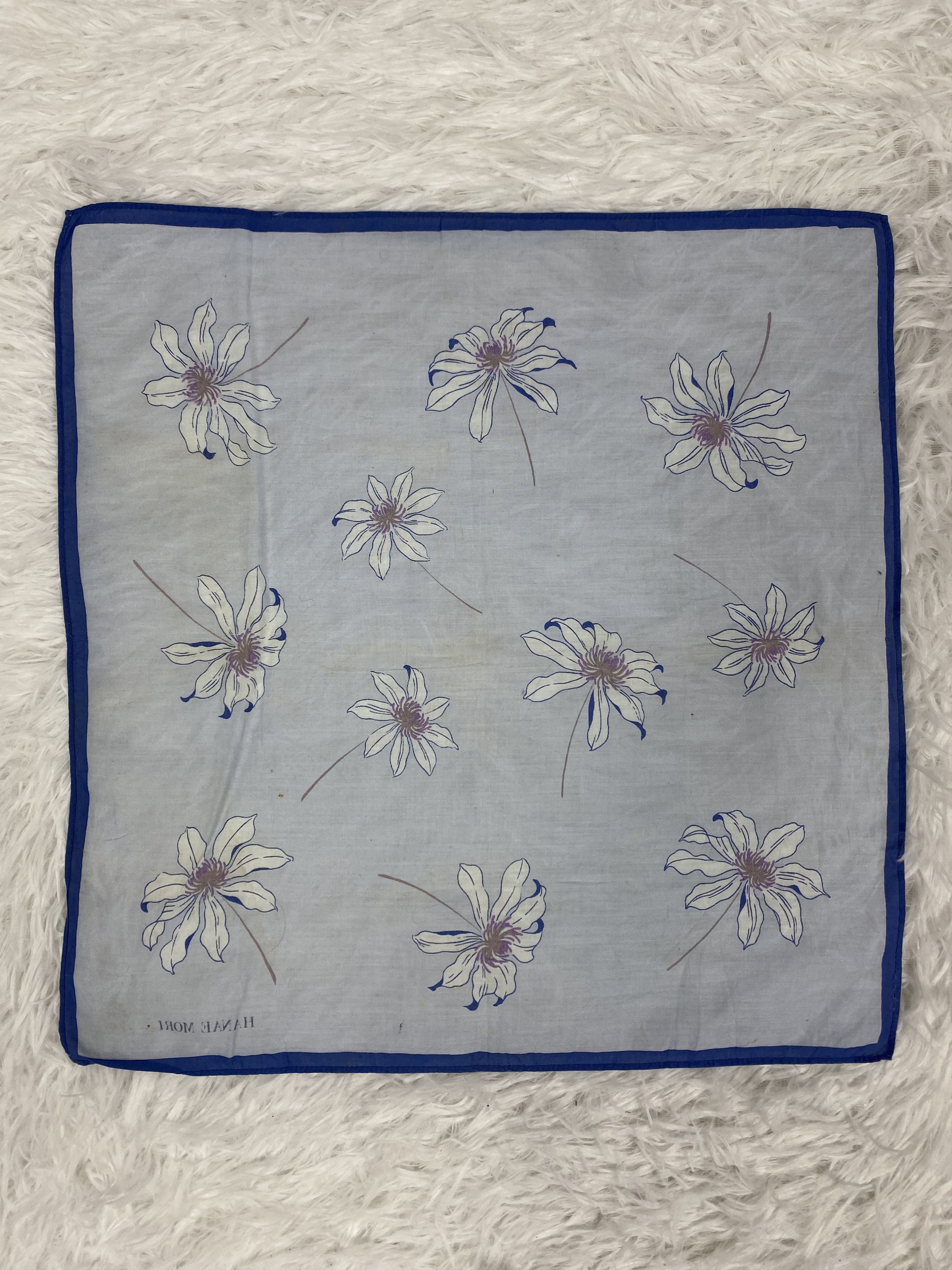 Hanae Mori × Vintage Vintage Hanae Mori Handkerchief PH0018 Size ONE SIZE - 4 Thumbnail