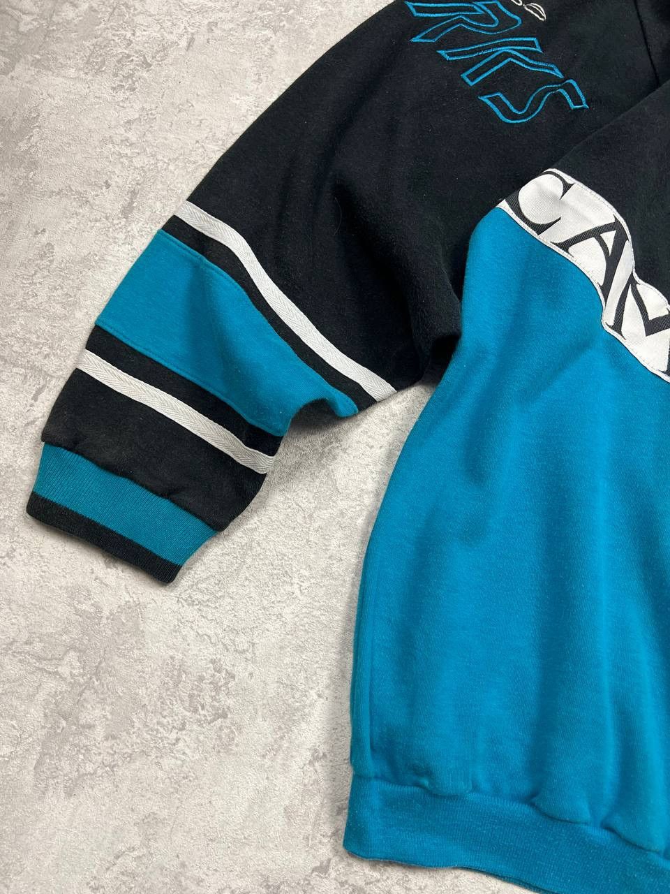 NHL Vintage San Jose Sharks Hockey NHL Sweatshirt Big Logo Size US L / EU 52-54 / 3 - 4 Thumbnail