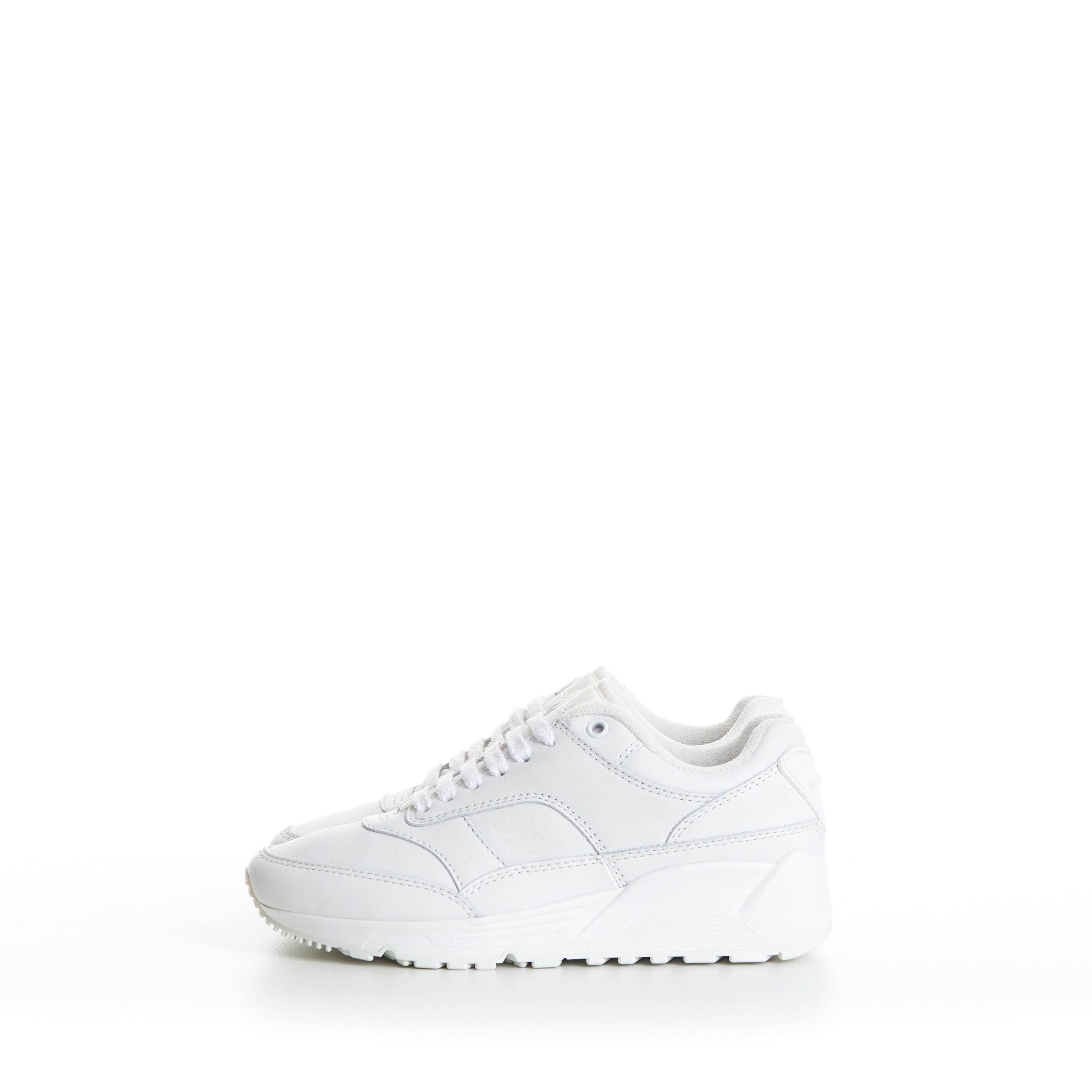 Saint Laurent Paris Women's White 'Bump' Low-top Sneakers - Smooth Leather Size US 9 / IT 39 - 5 Thumbnail