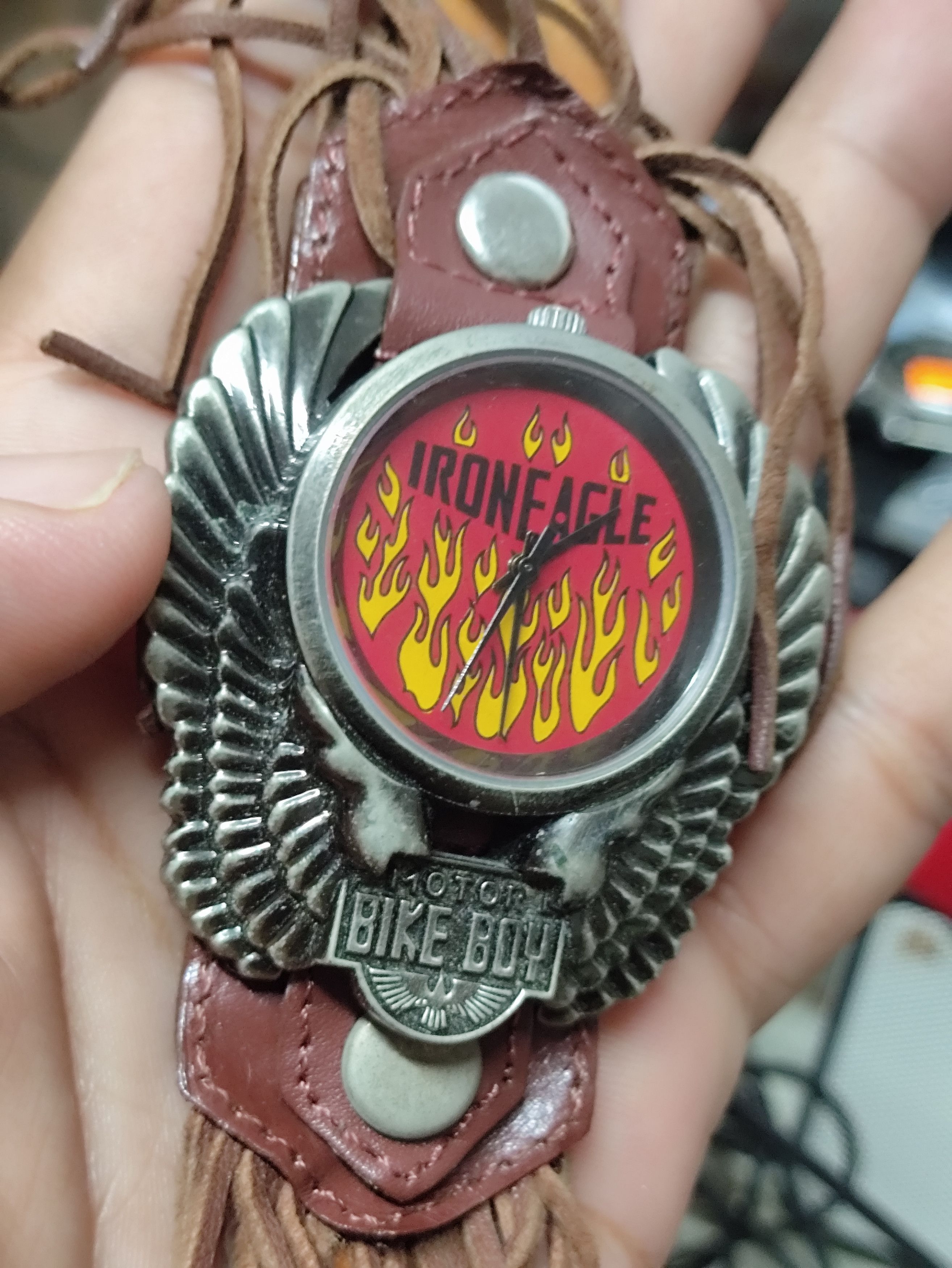 Designer × Vintage Rare Stuff Iron Eagle MOTOR BIKE BOY Very ❌ HARLEY DAVIDSON Size ONE SIZE - 2 Thumbnail