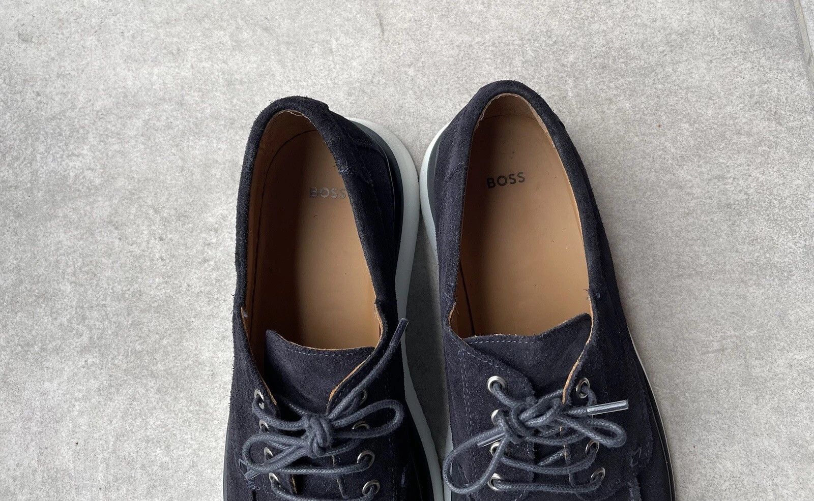 Hugo Boss Hugo Boss Mens Suede Shoes Rainard Derby Size 44 Size US 11 / EU 44 - 11 Thumbnail