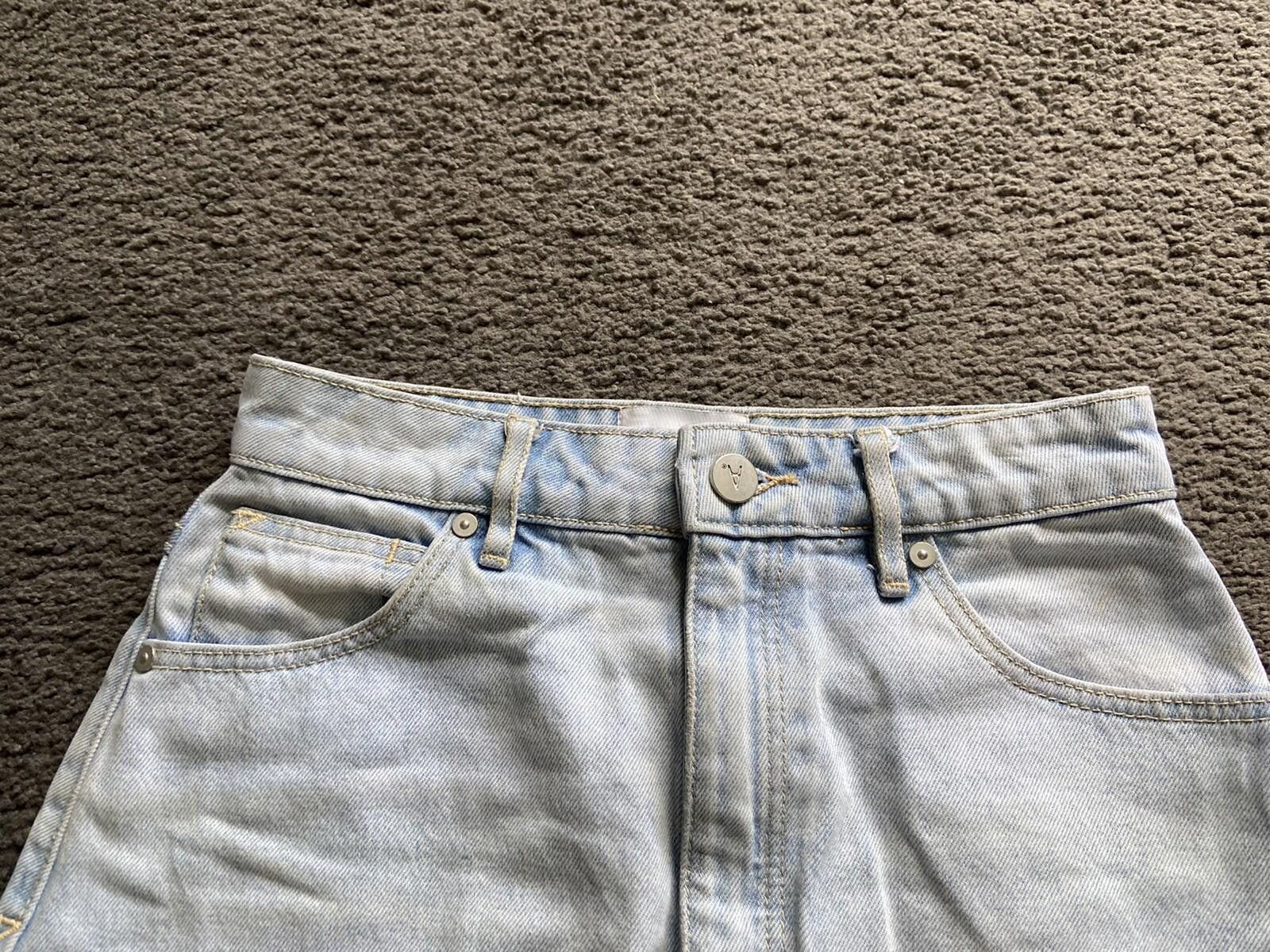 Other Abrand Jeans Denim Distressed Skirt - Size AU/UK6 US 2 Size 26" / US 2 / IT 38 - 7 Thumbnail