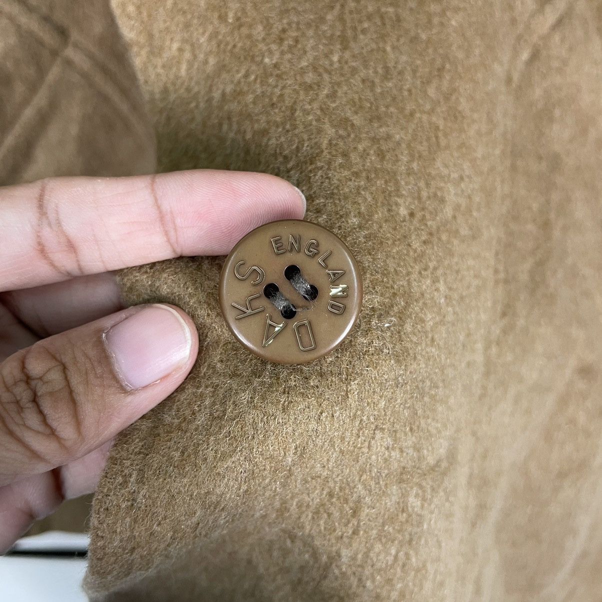 DAKS × Japanese Brand × Vintage 💥90s DAKS LONDON REVERSIBLE BUTTON WOOL JACKET Size US L / EU 52-54 / 3 - 13 Thumbnail