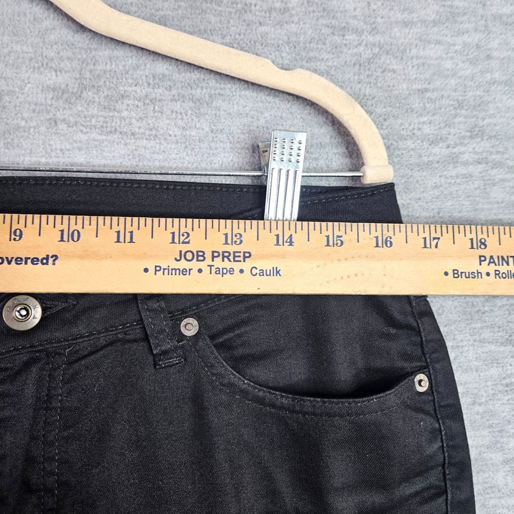 Prana prAna Black Skinny Jeans Women’s Mid-Rise Dark Wash Size 8 Stretch Denim Jeans Womens Mid-Rise Dark Black 8 Skinny Denim Stretch Size 30" / US 8 / IT 44 - 4 Thumbnail