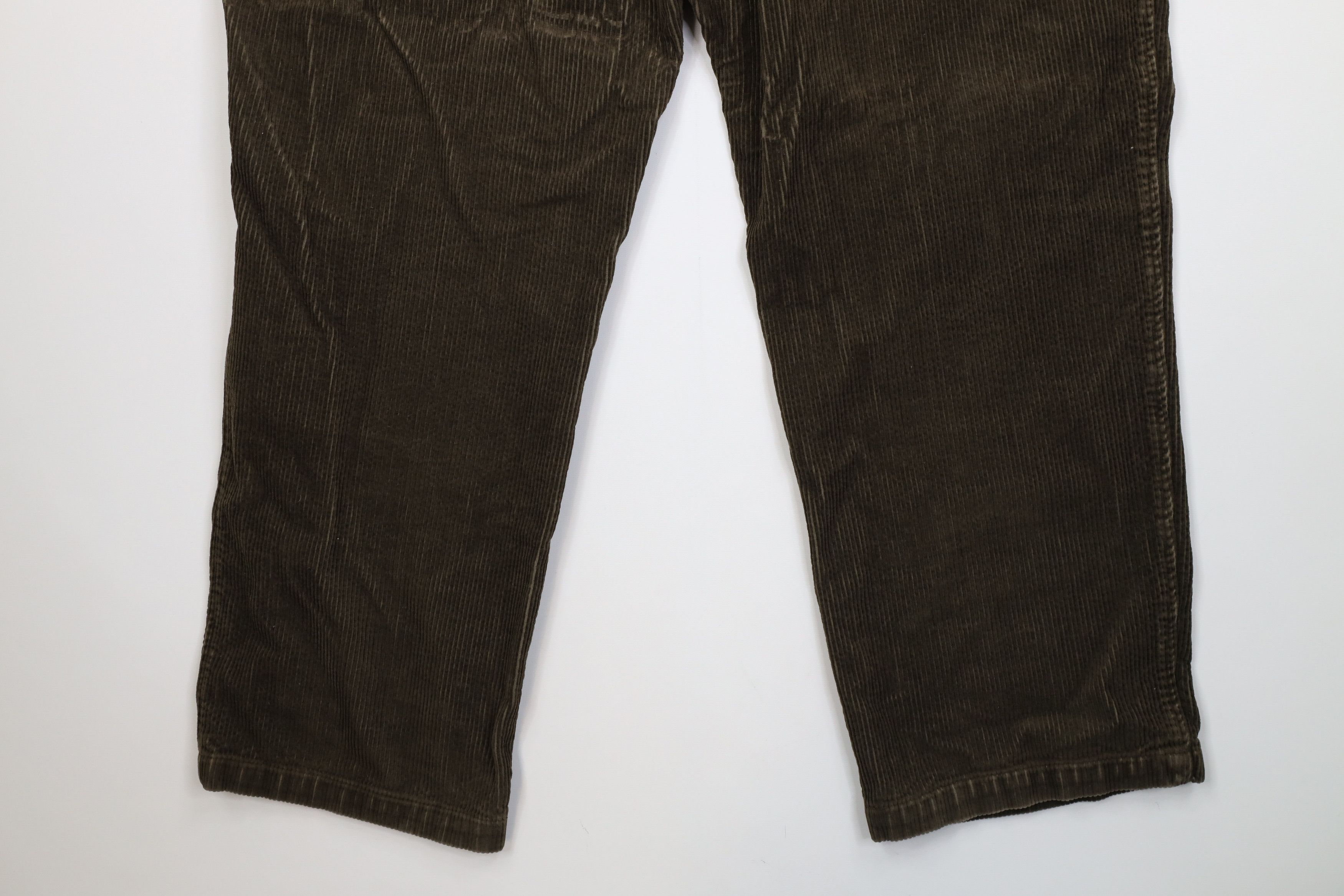 Woolrich Woolen Mills Vintage 90s Y2K Woolrich Heavy Wide Leg Corduroy Chino Pants Size US 42 / EU 58 - 16 Thumbnail