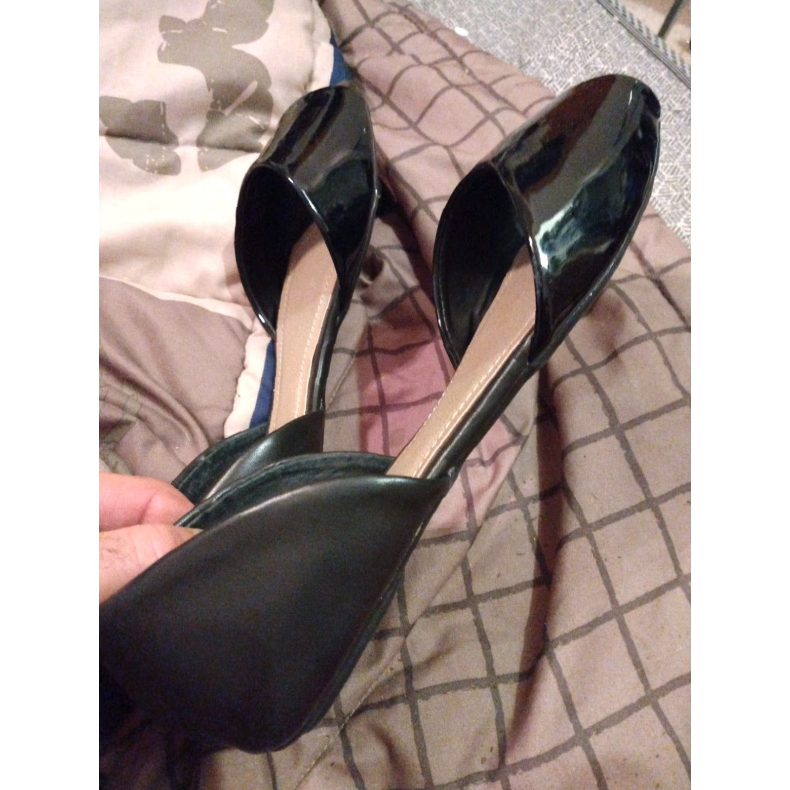 Kenneth Cole Kenneth Cole Reaction Flats Women Black Open Toed Size 7 Synthetic Shoes Size US 7 / IT 37 - 2 Thumbnail