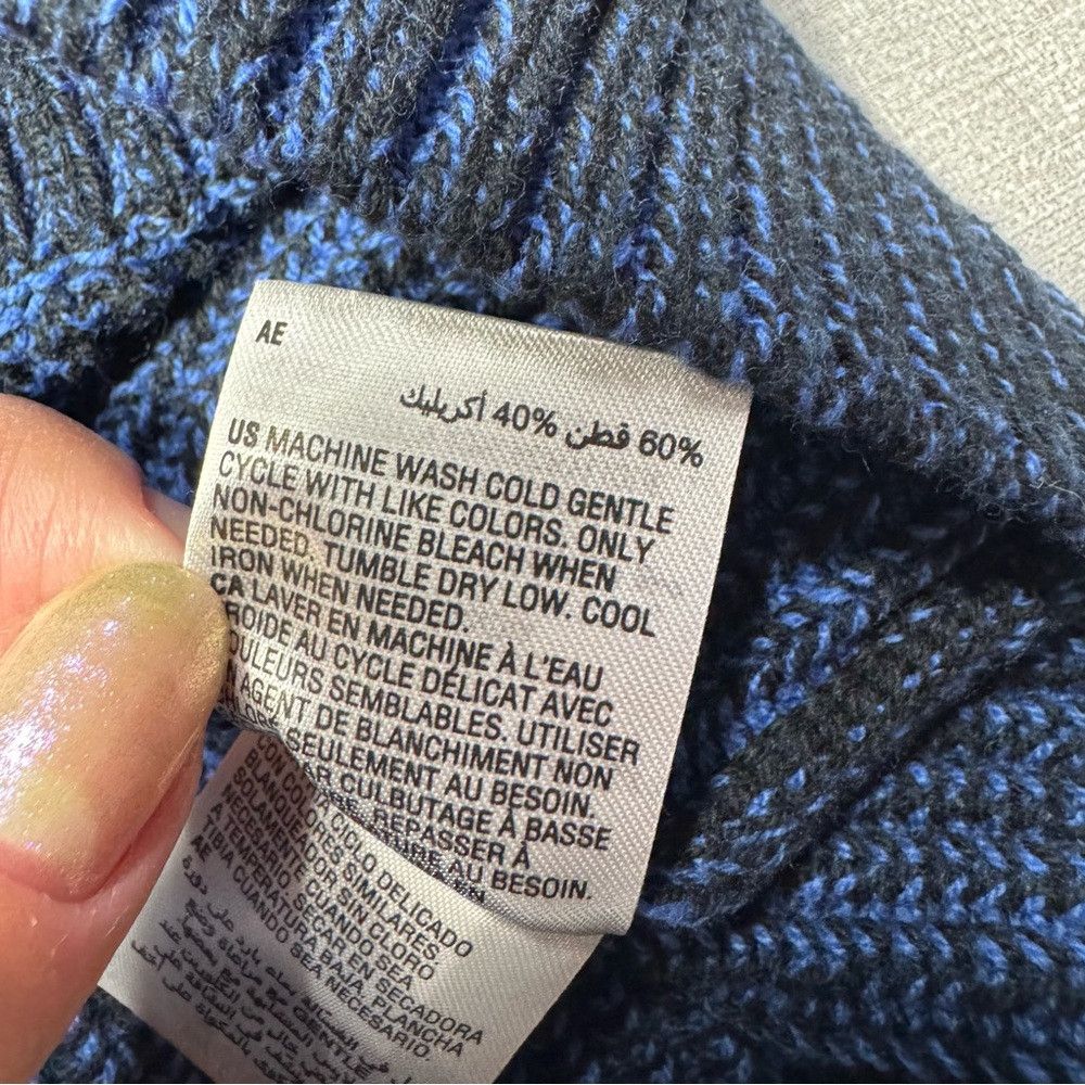 Other New INC International Concepts Crewneck Blue Sweater Size XL Size US XL / EU 56 / 4 - 8 Thumbnail