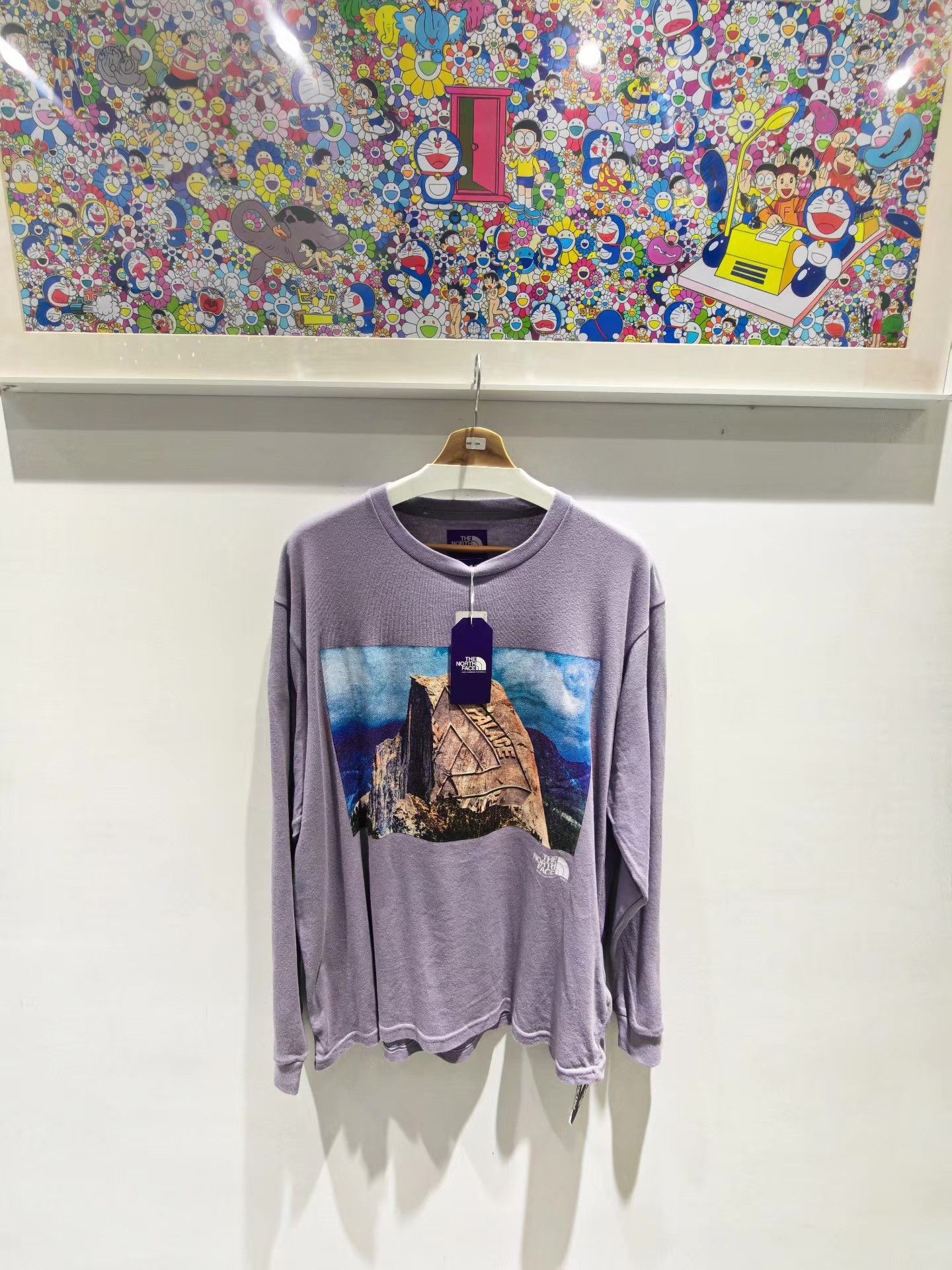 Palace Palace x The North Face Purple Label Long Sleeve Tee Q15 Size US XL / EU 56 / 4 - 1 Thumbnail