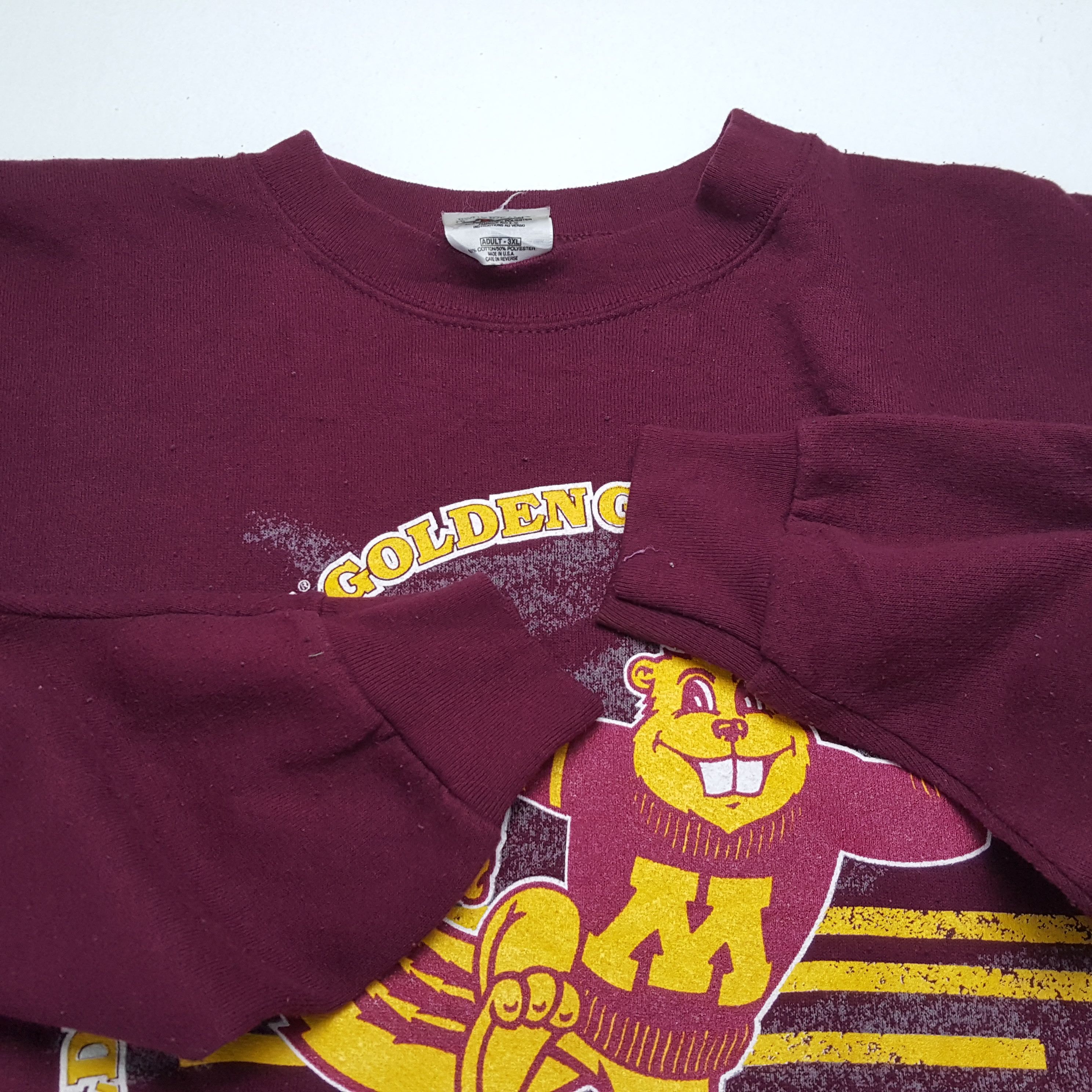 NFL × Vintage MINNESOTA GOLDEN GOPHERS Football Team Vintage Sweatshirt Size US XL / EU 56 / 4 - 7 Thumbnail