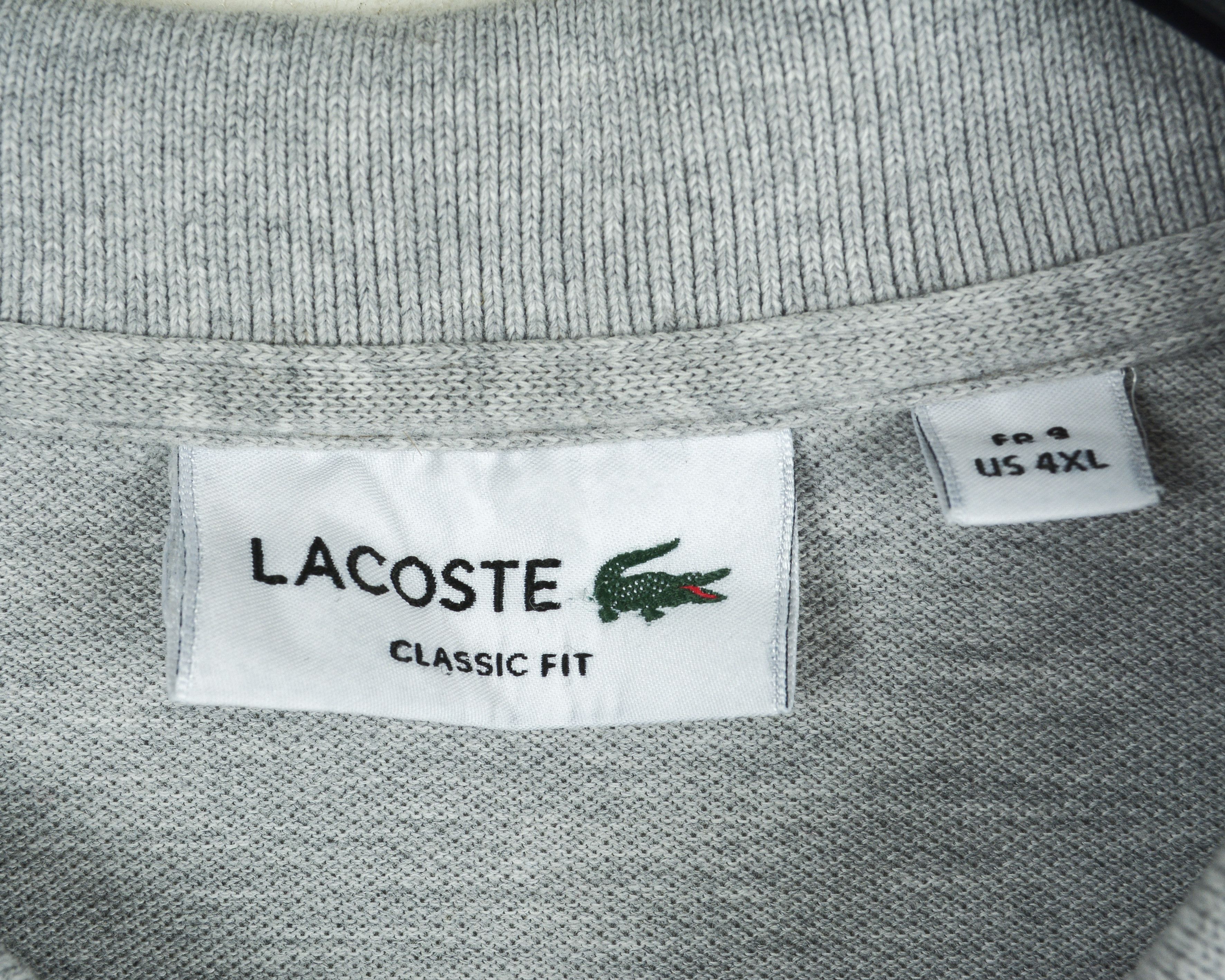 Lacoste Polo 4XL Size 9 Golf Shirt Pullover Long Sleeved Casual Top Size US XXL / EU 58 / 5 - 3 Thumbnail