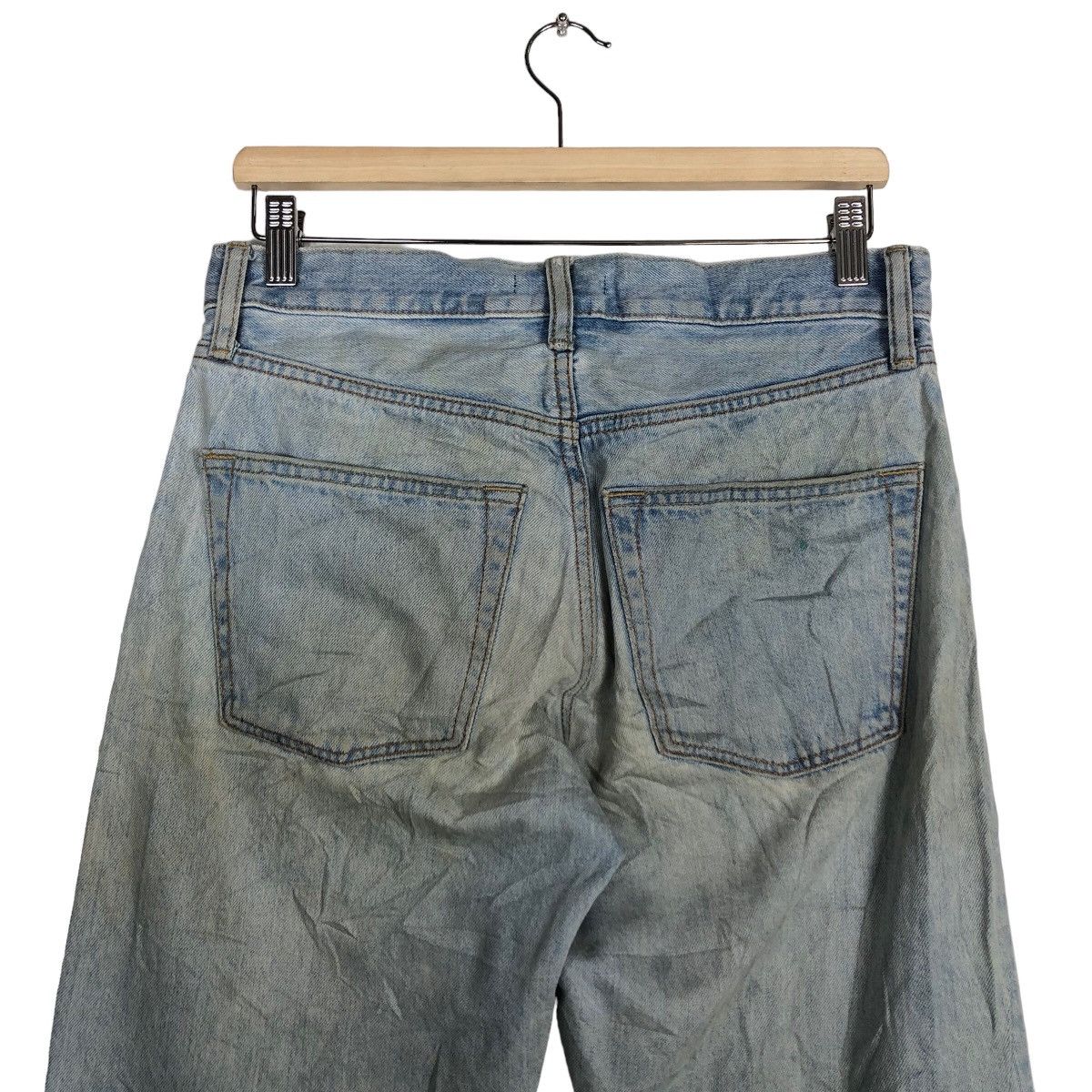 Japanese Brand 🔥VINTAGE DISTRESSED DENIM UNIQLO JEANS JAPAN MADE Size US 30 / EU 46 - 4 Thumbnail