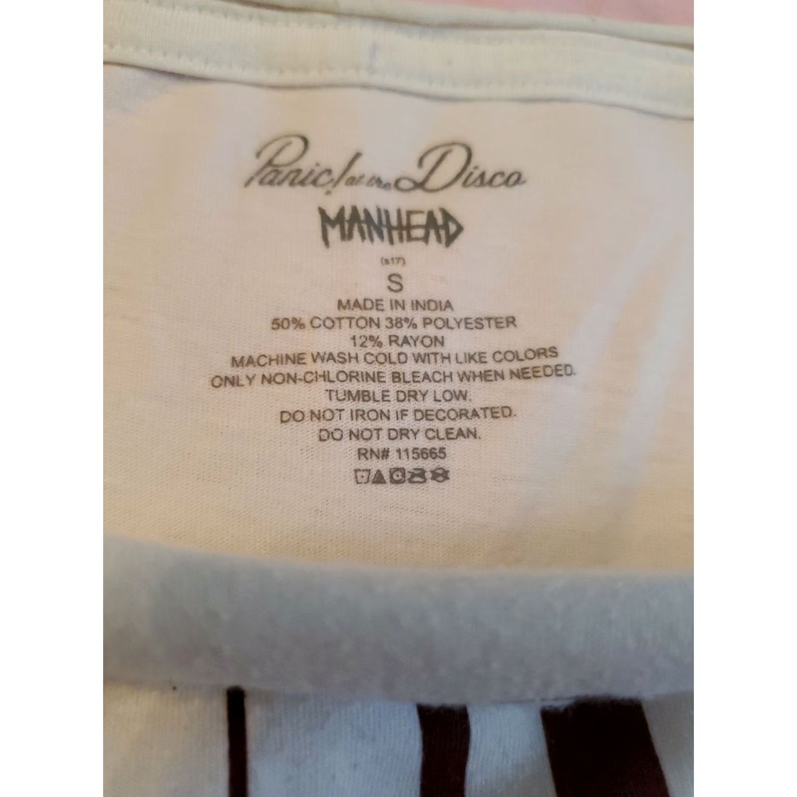 Logo 7 Panic At The Disco Music Logo Pocket Shirt Size Small Men Shirt Short Sleeve Crew Neck Logo Pocket White 2020s Size US S / EU 44-46 / 1 - 3 Thumbnail