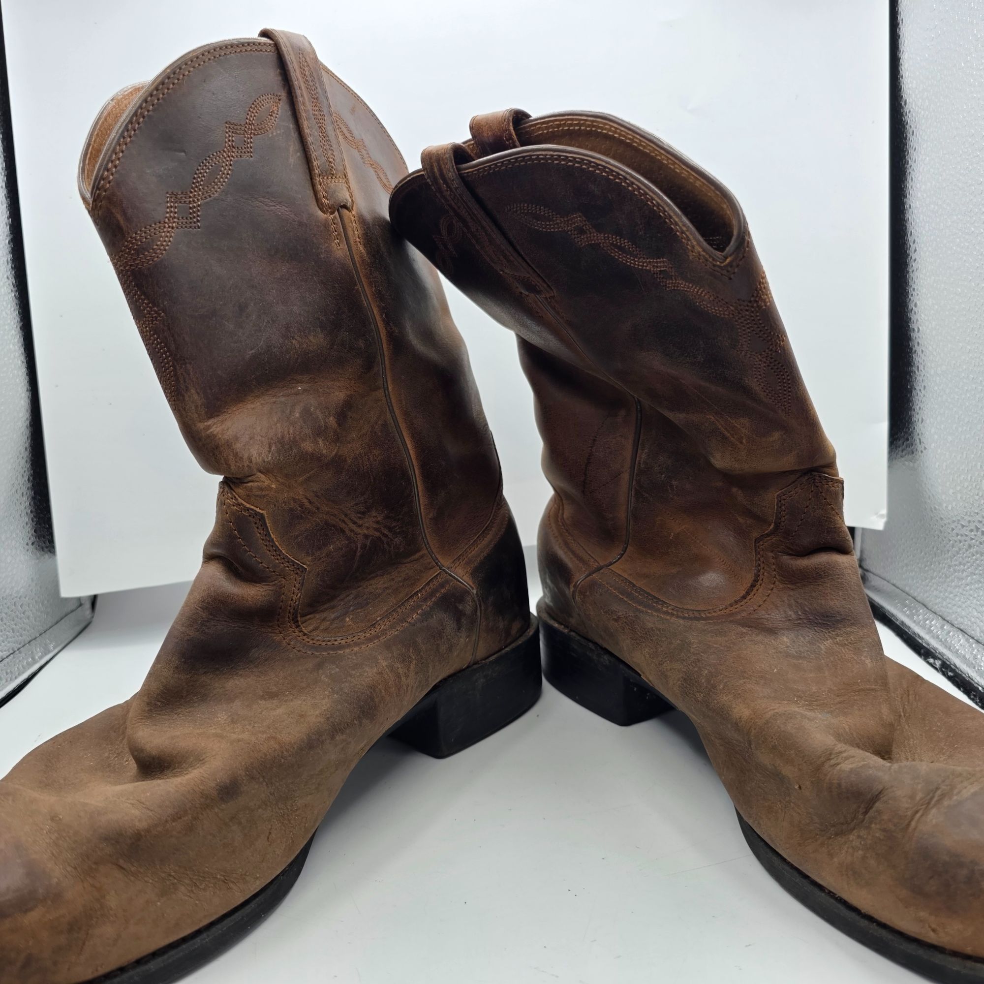 Ariat Ariat Heritage Roper Mens Size 14EE Western Leather Boots Br Size US 14 / EU 47 - 2 Thumbnail