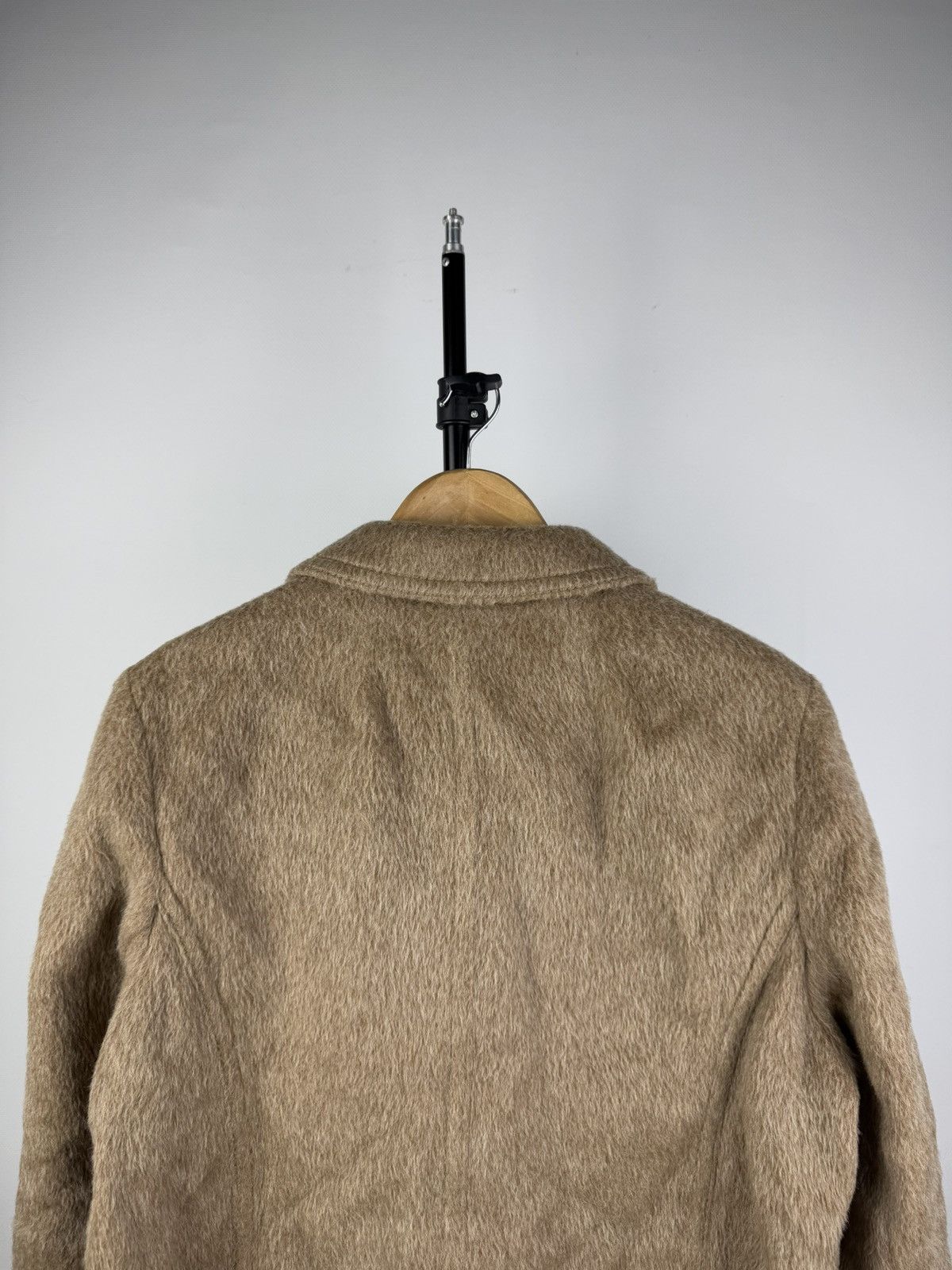 Hysteric Glamour × Vintage Vintage 90s Archive 100% Lama Wool Coat Y2K Size L / US 10 / IT 46 - 5 Thumbnail