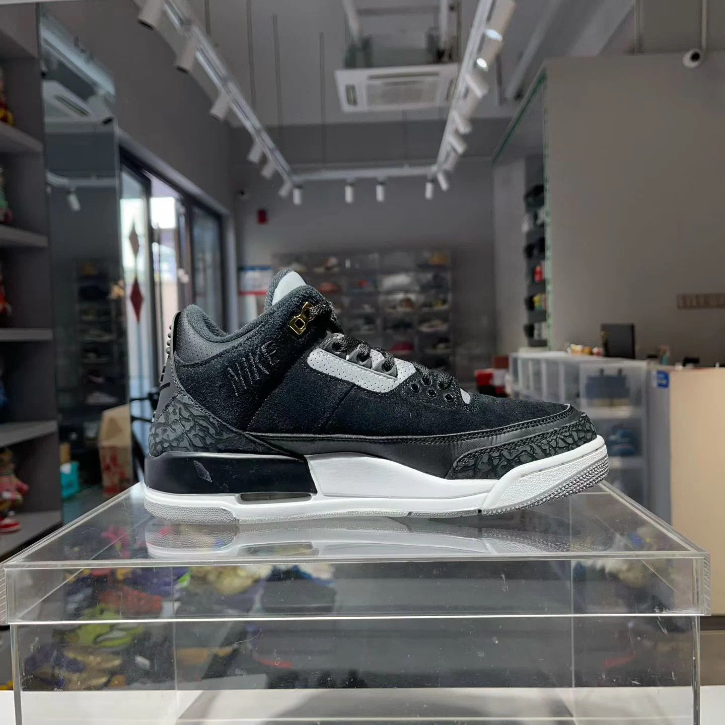 Nike AJ3 Tinker Black/White 41 Mint OG Box & Accs Size US 8 / EU 41 - 3 Thumbnail