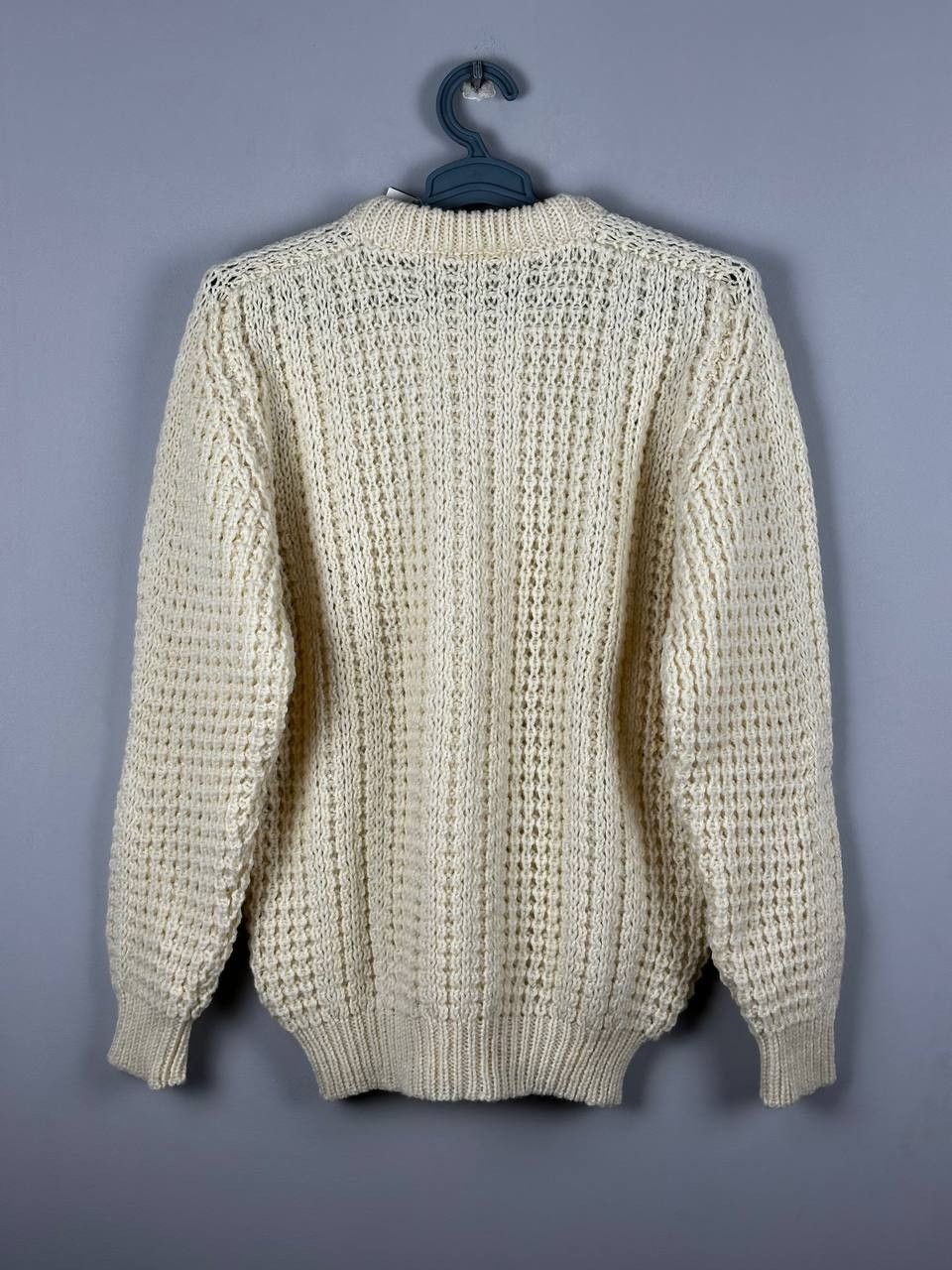 Aran Isles Knitwear Gaeltarra Handloomed Aran Vintage Wool Knitted Sweater Size US L / EU 52-54 / 3 - 9 Thumbnail