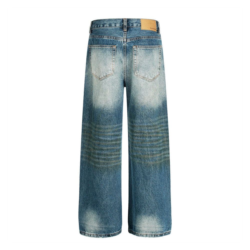 Vintage Men's vintage washed distressed heavy washed jeans Size US 32 / EU 48 - 2 Thumbnail