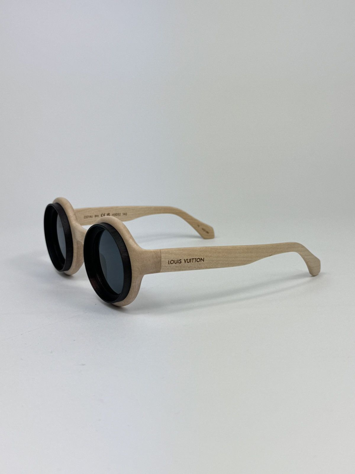 Louis Vuitton LV ROUND WOOD FRAME SUNGLASSES Z2214U RARE Size ONE SIZE - 3 Thumbnail