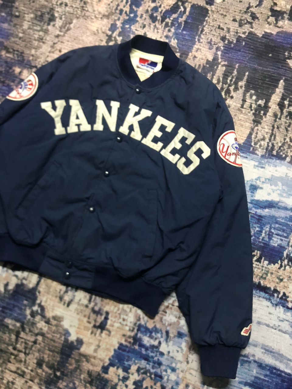Swingster Vintage Swingster Supplex New York Yankees Baseball Jacket Size US L / EU 52-54 / 3 - 8 Thumbnail