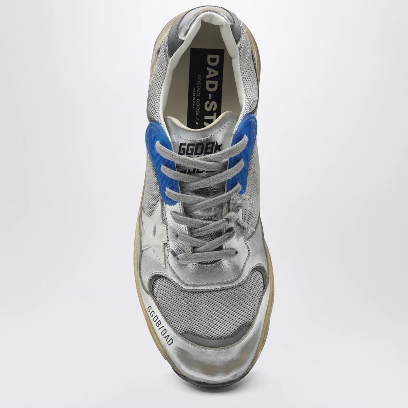 Golden Goose o1d2blof0426 Dad-Star Low- Top Sneakers in Silver Size US 8 / EU 41 - 3 Thumbnail