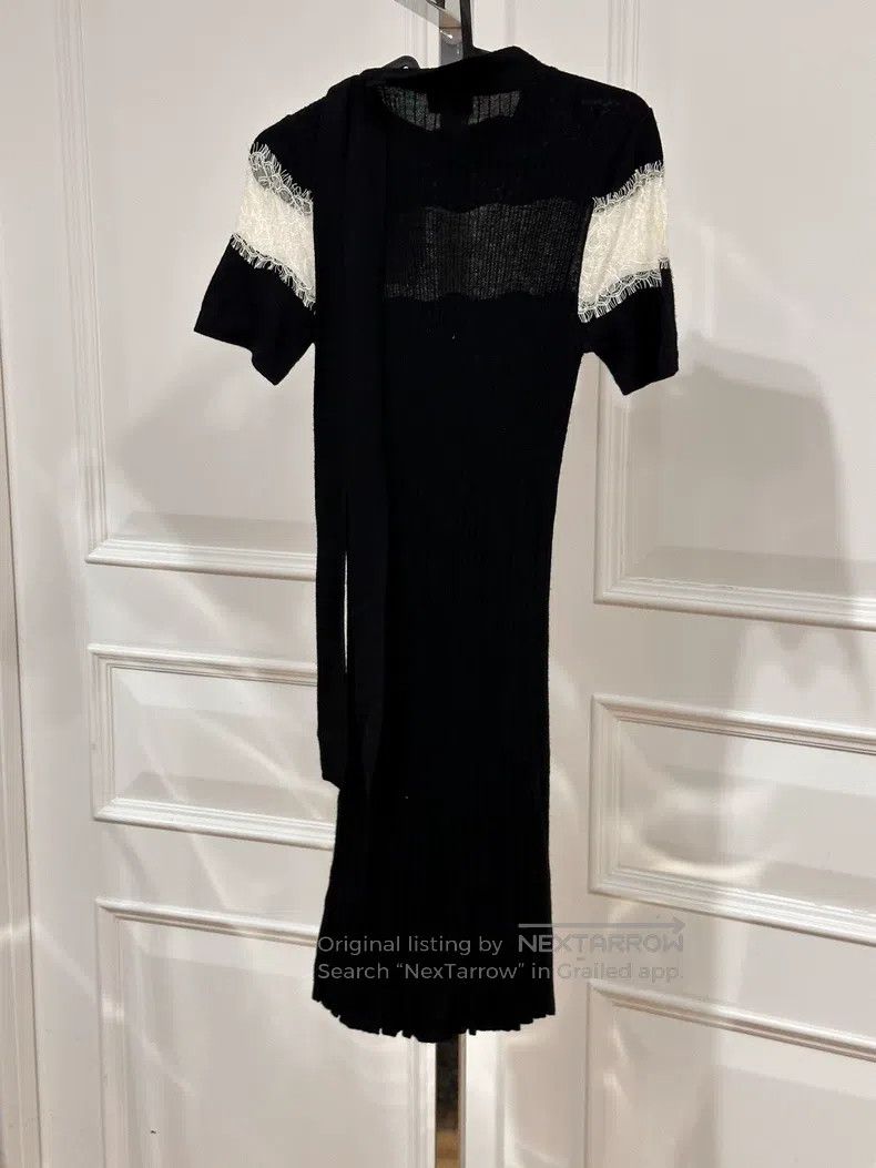 Valentino Valentino Lace intarsia knitted dress Size S / US 4 / IT 40 - 7 Thumbnail