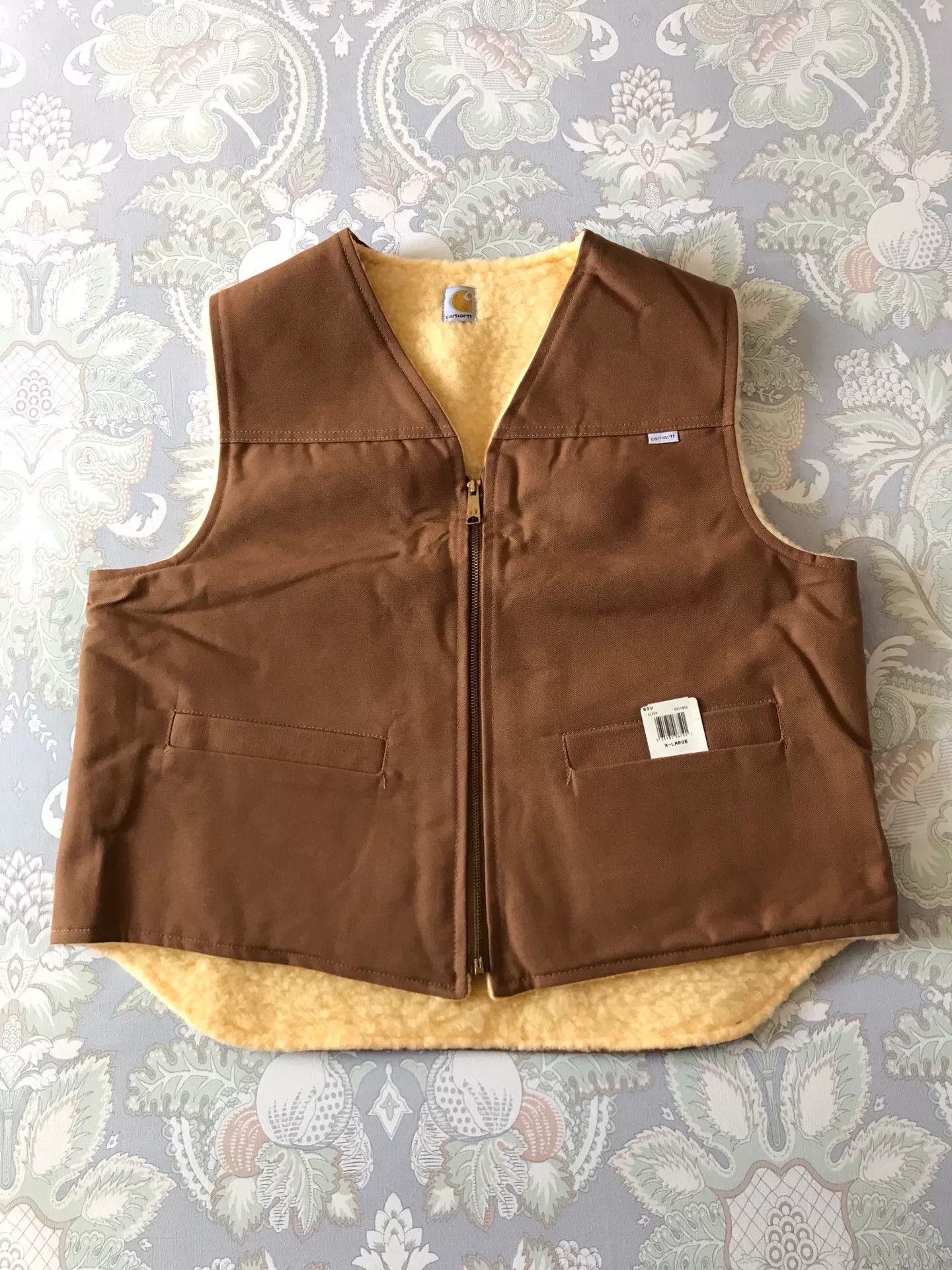 Carhartt 1980s Carhartt 6SV Canvas Vest Size US XL / EU 56 / 4 - 1 Thumbnail