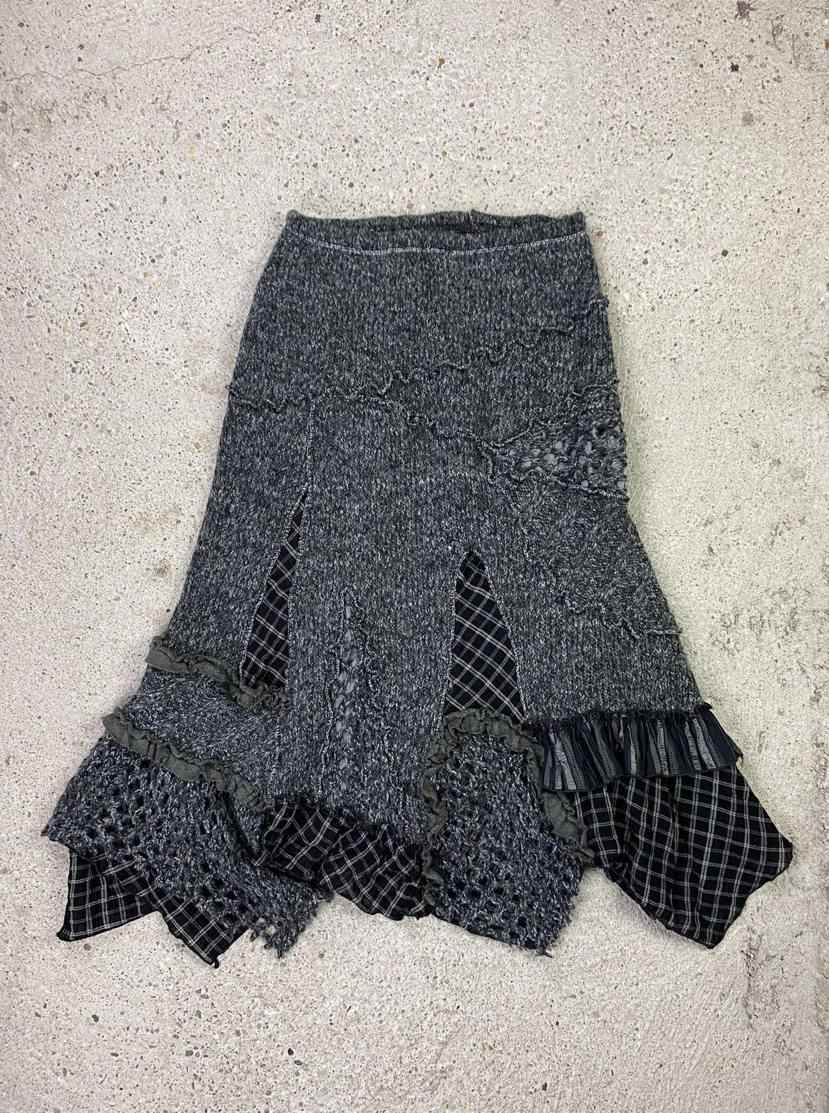 Vintage Grunge set sweater skirt Maxi Patchwork Goth Alternative Size M / US 6-8 / IT 42-44 - 20 Thumbnail
