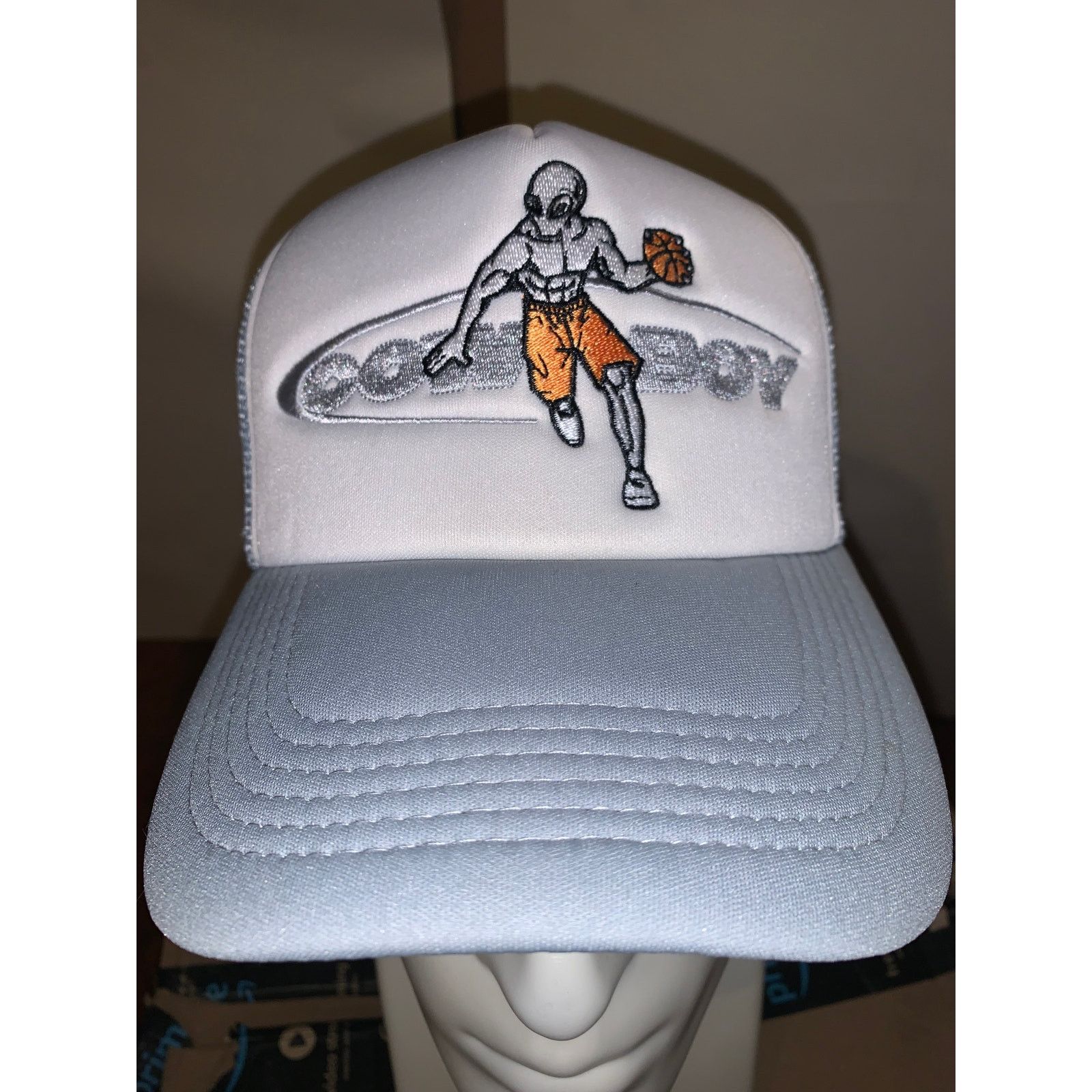 Other Space Cowboy Eternal A1 Alien Basketball Trucker Hat Grey Size ONE SIZE - 5 Thumbnail