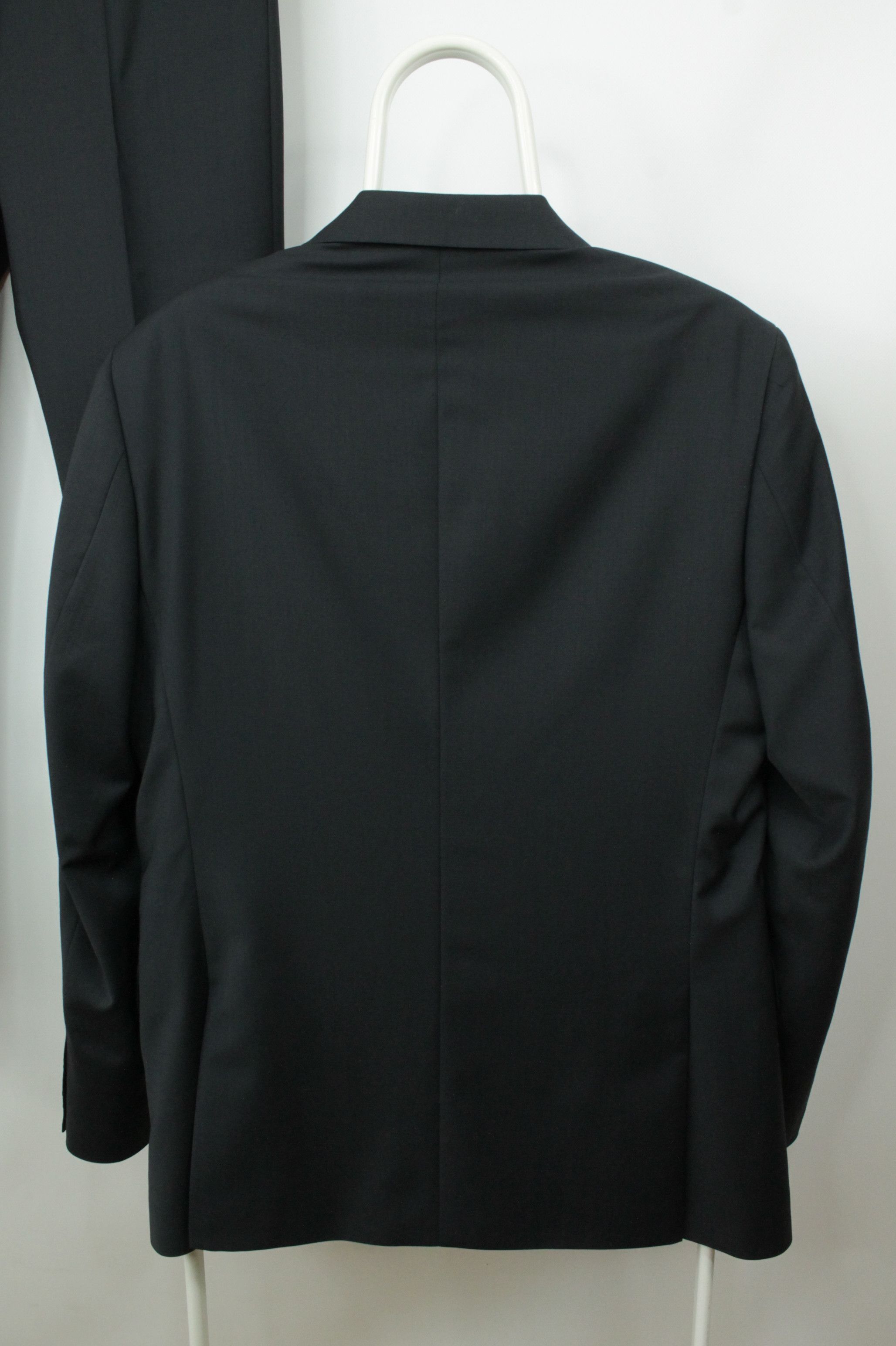 De Fursac Fursac Paris Navy Wool Slim Fit Formal Suit Men's Size 38R - 8 Thumbnail
