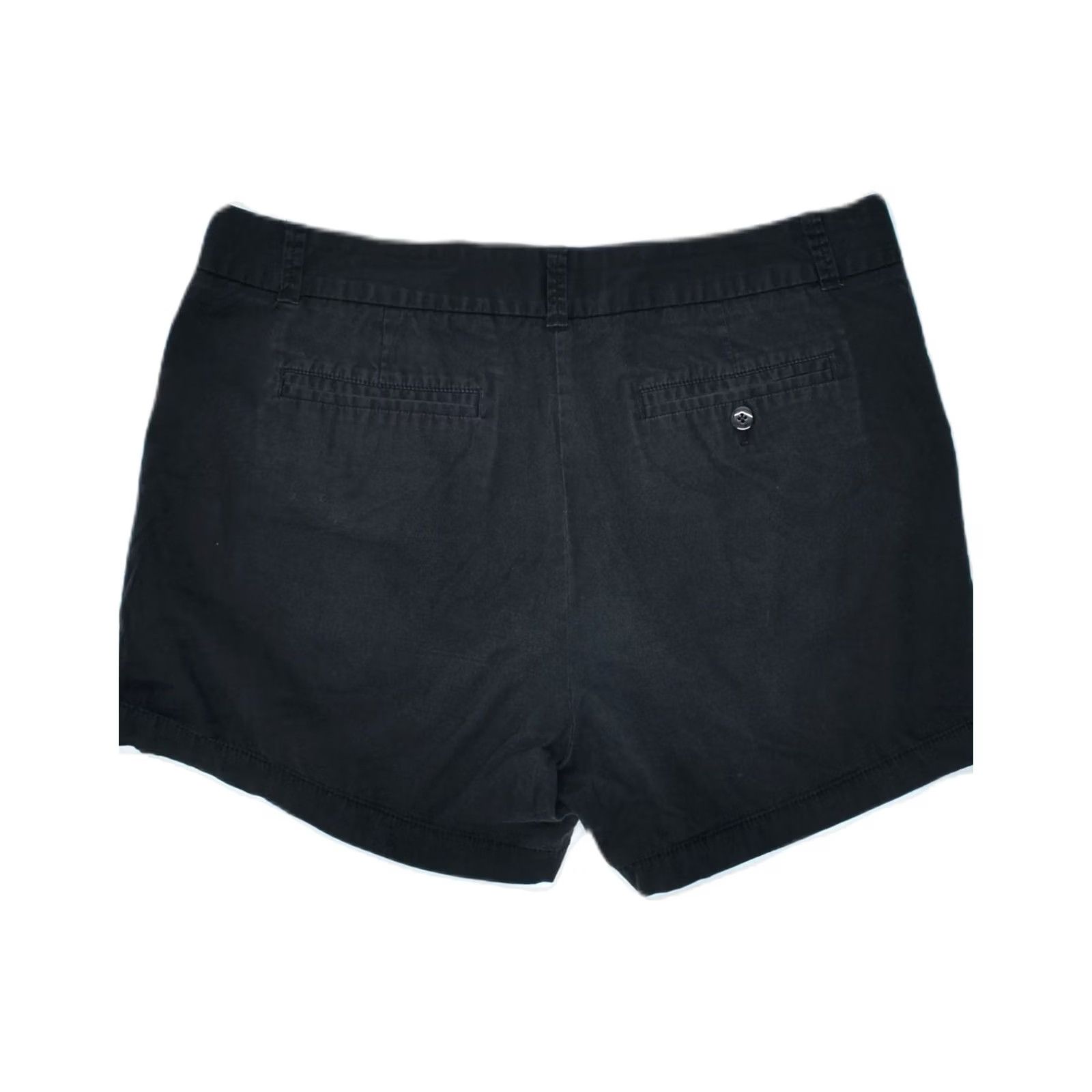 J.Crew J. CREW Womens Chino Shorts US 12 Large W34 Black Cotton Size 36" / US 14 / IT 50 - 2 Thumbnail