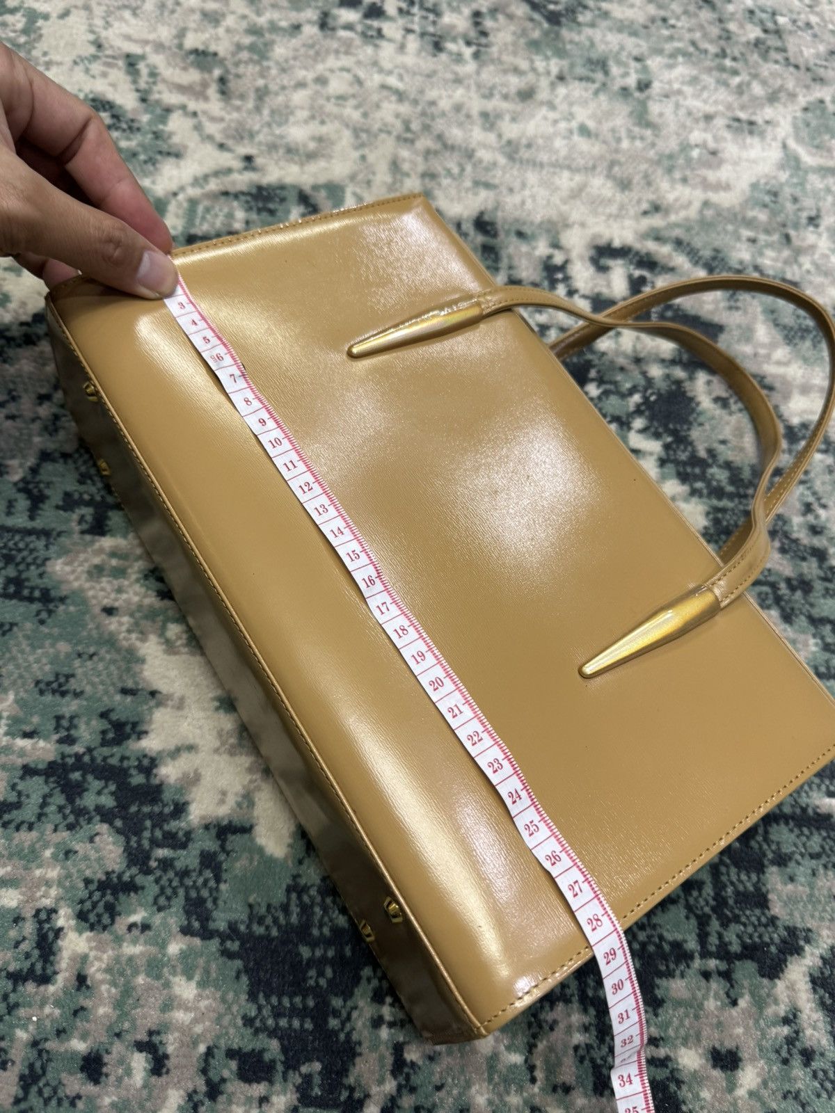 Givenchy VINTAGE GIVENCHY MAROQUINERIE BOX LEATHER BAG Size ONE SIZE - 11 Thumbnail