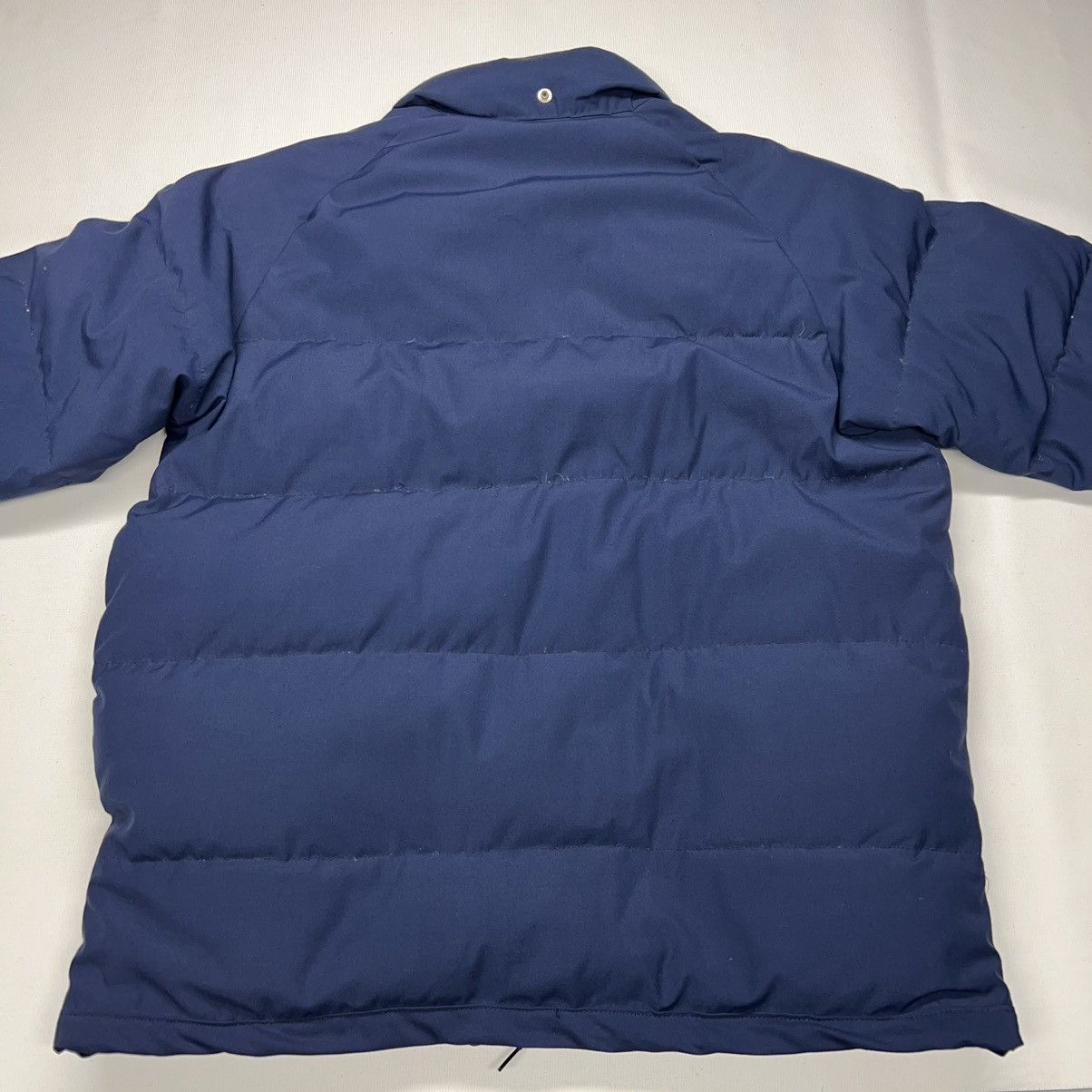 Vintage VTG 10X Down Jacket Blue Puffer Coat Zip Pocket Work Retro Size US XL / EU 56 / 4 - 13 Thumbnail