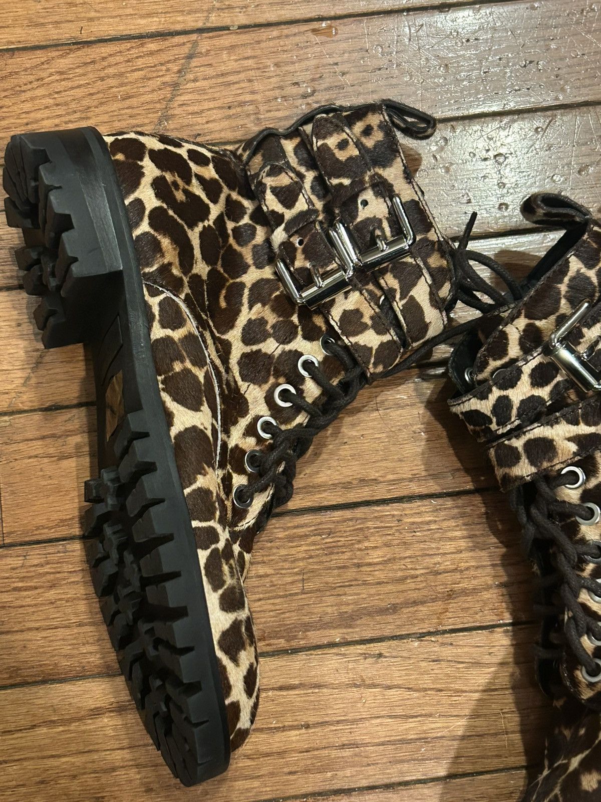 Rebecca Minkoff Rebecca Minkoff Jaiden Leopard Print Size US 7 / IT 37 - 4 Thumbnail