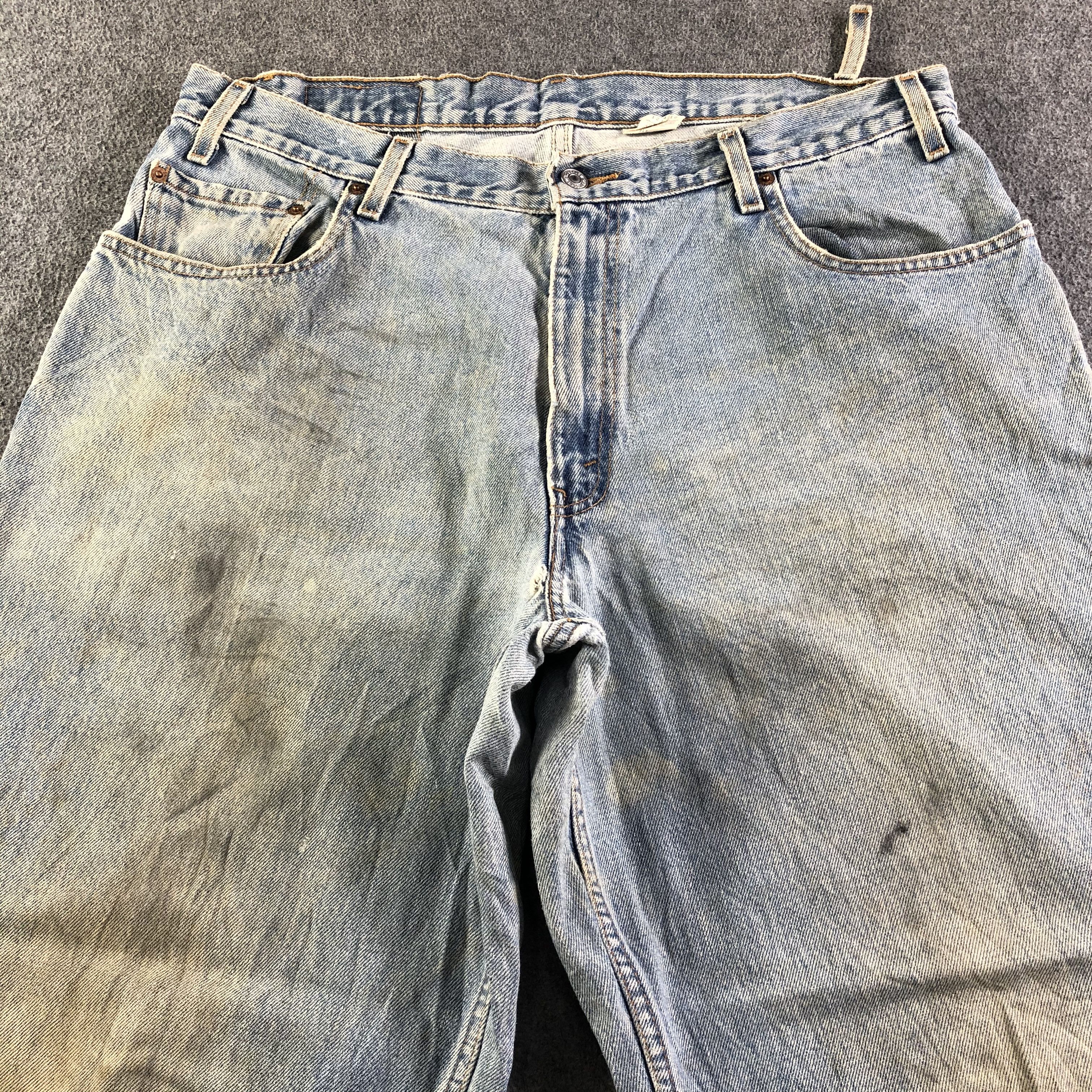 Levi's × Vintage Vintage Light Wash Levis 570 Jeans-J4279 Size US 37 - 3 Thumbnail