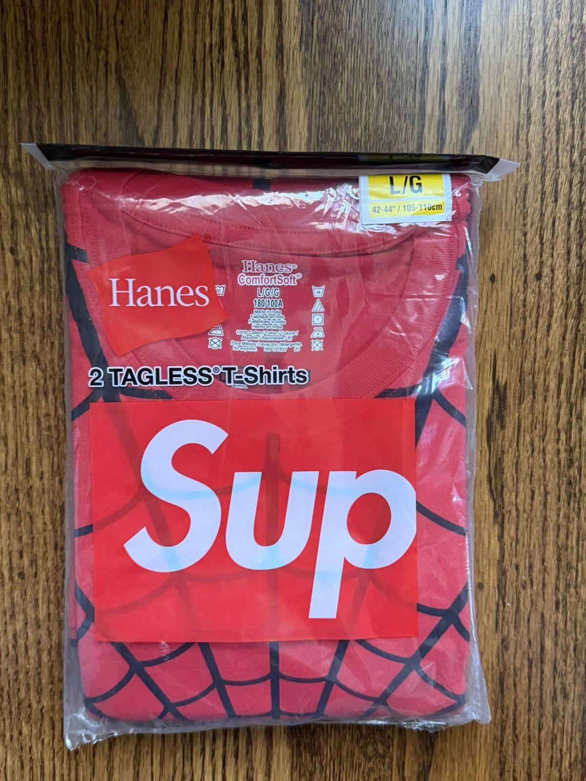 Supreme Hanes Spider-Man Tagless Tees (2 Pack)
