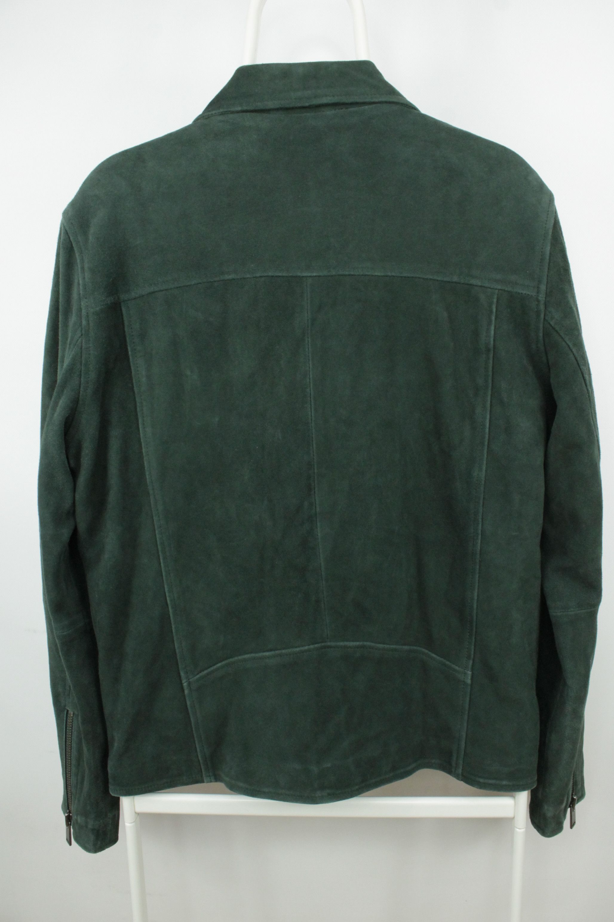Selected Homme Selected Homme The Iconic Biker Green Suede Leather Jacket Size US L / EU 52-54 / 3 - 4 Thumbnail