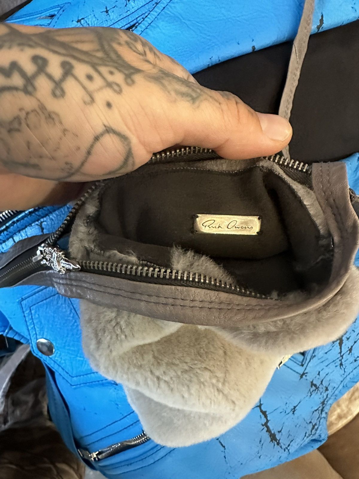 Chrome Hearts × Rick Owens 1/1 CHROME HEARTS x RICK OWENS * MINK * FUR BAG !! Size ONE SIZE - 5 Thumbnail
